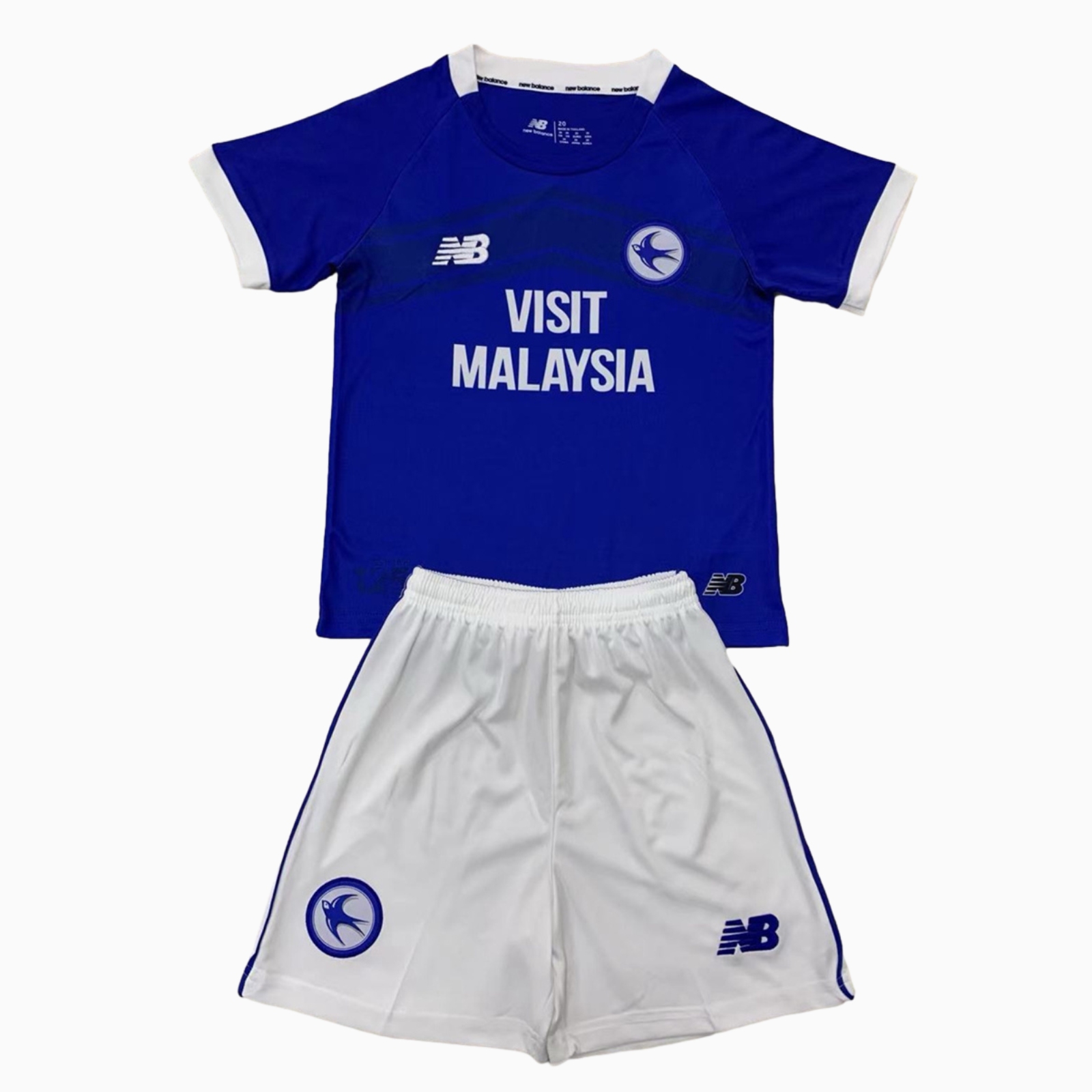 unitedfutballjersey-Cardiff City 24-25 Home Kids Kit