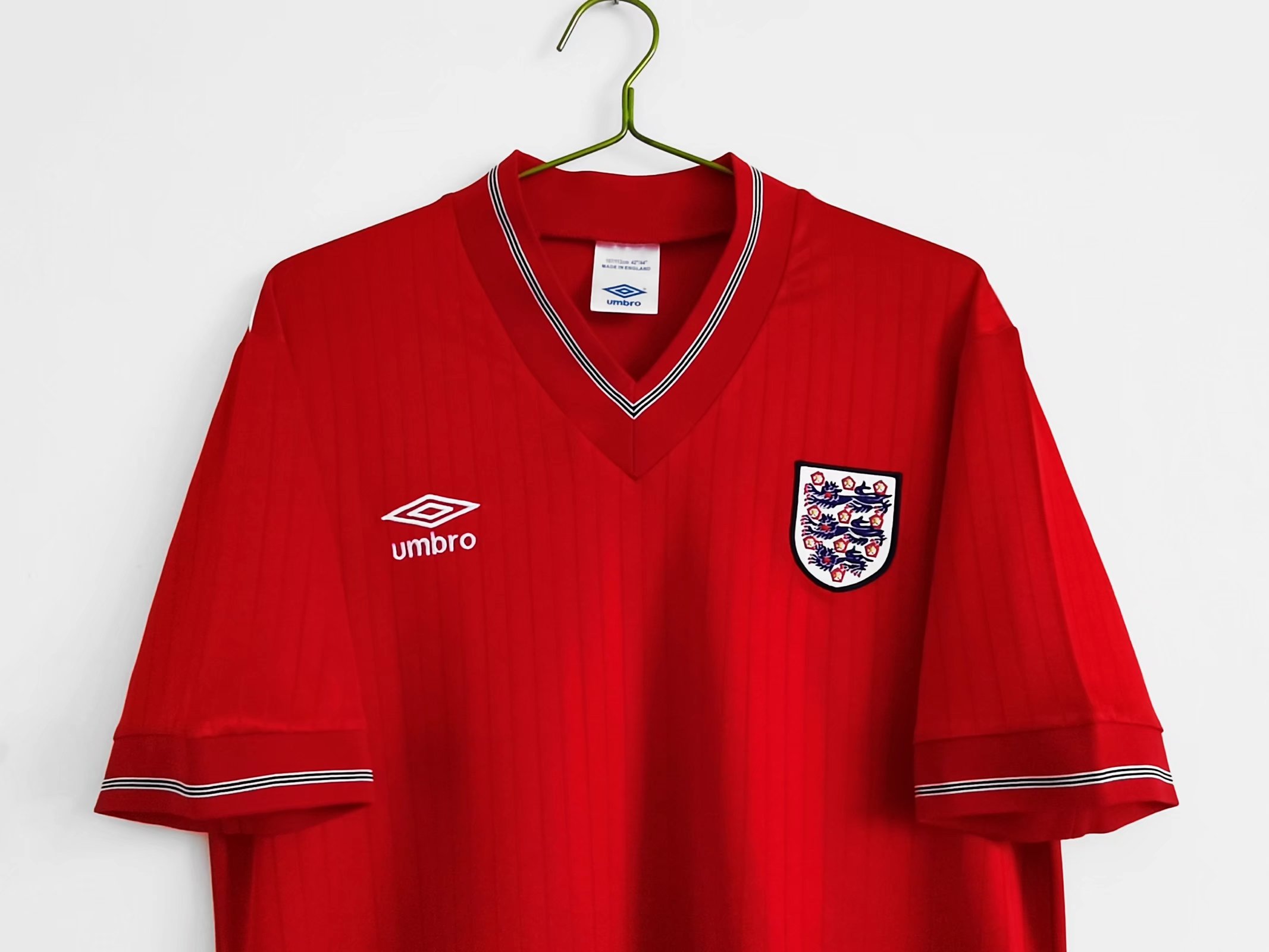 SIUjerseys-Retro England 1984-87 Away Stadium Jersey