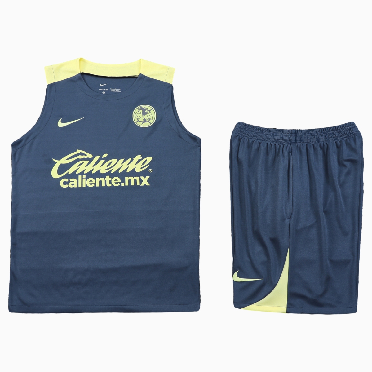 SIUjerseys-Club América 24-25 Vest Training Set - Grey Vest & Shorts