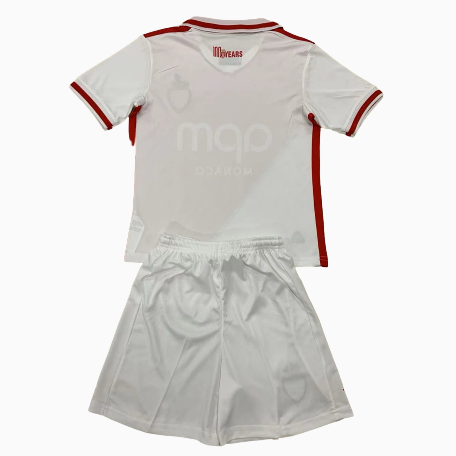 unitedfutballjersey-AS Monaco 24-25 Home Kids Kit