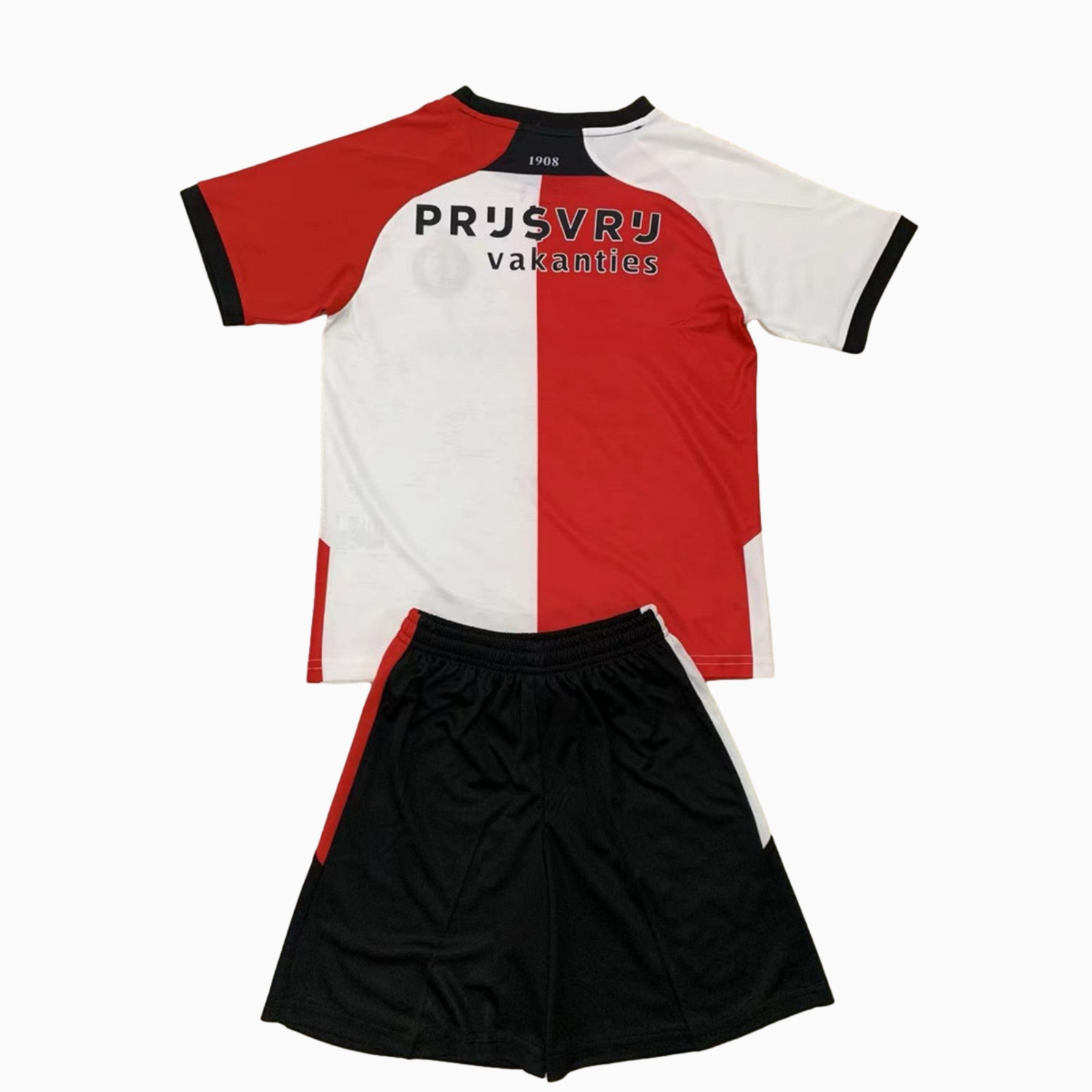 unitedfutballjersey-Feyenoord 24-25 Home Men's Adult Jersey Set - Fans Version