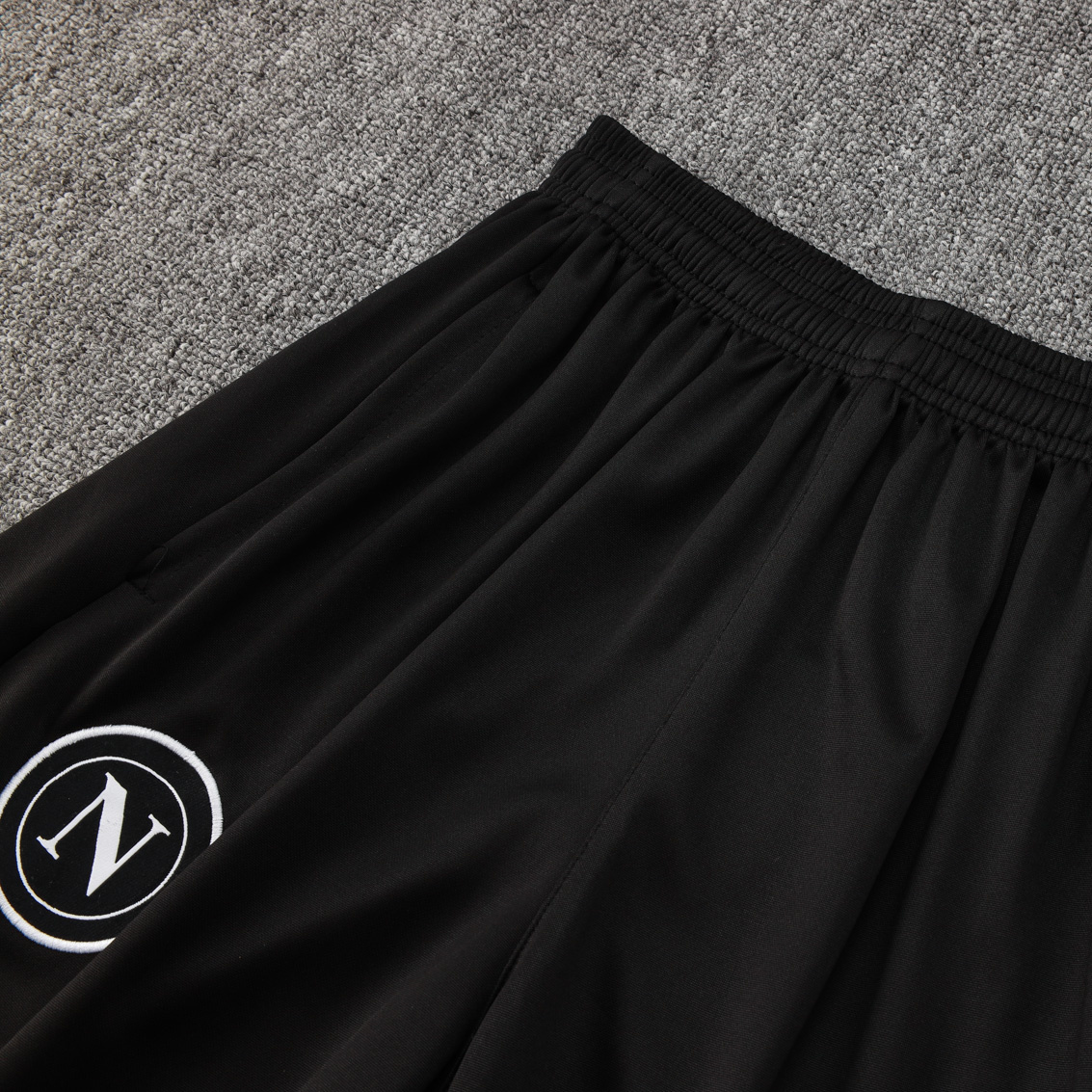 SIUjerseys-Napoli 24-25 Long Sleeve Training Set - Red Top and Black Pants