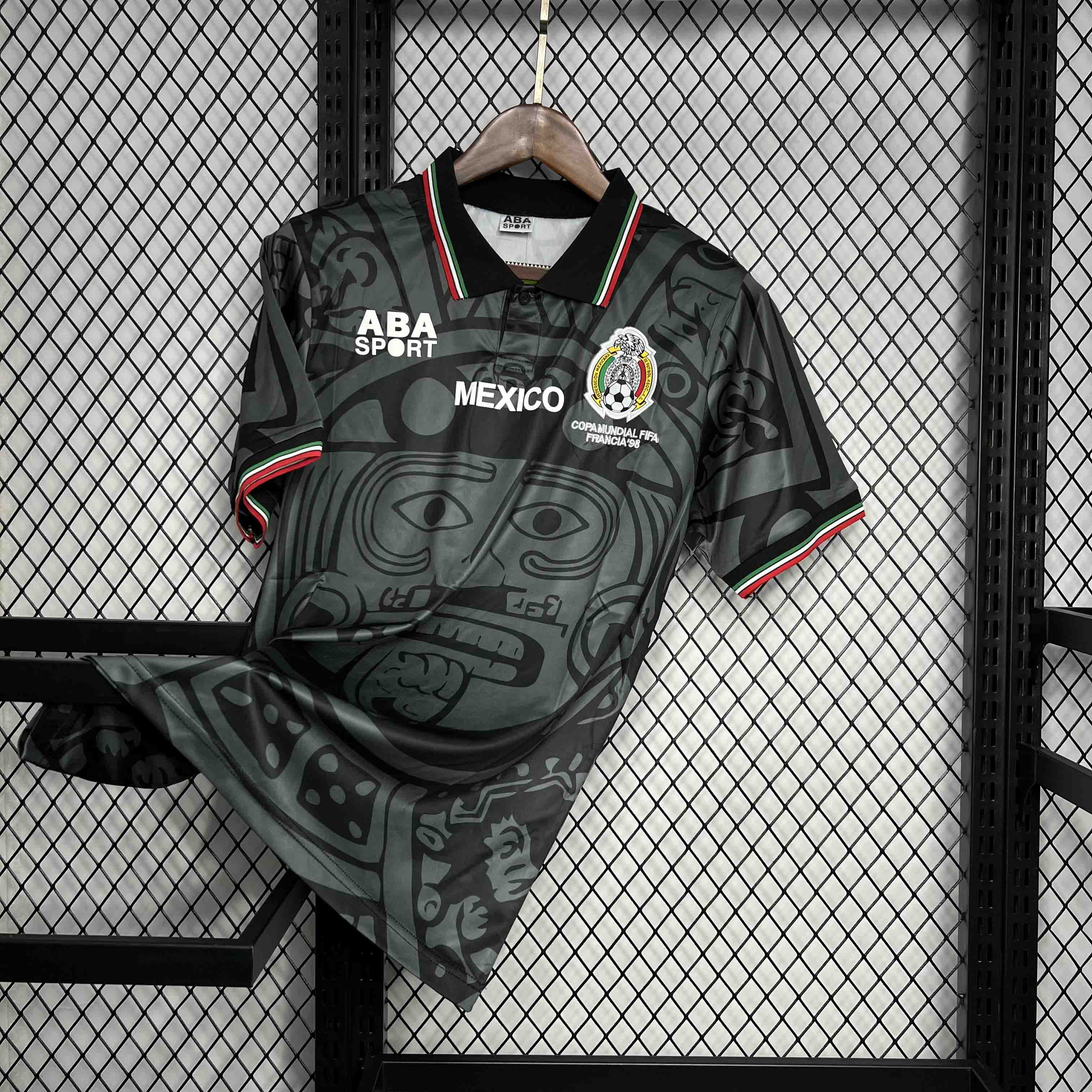SIUjerseys-Retro Mexico 1998 Third Jersey