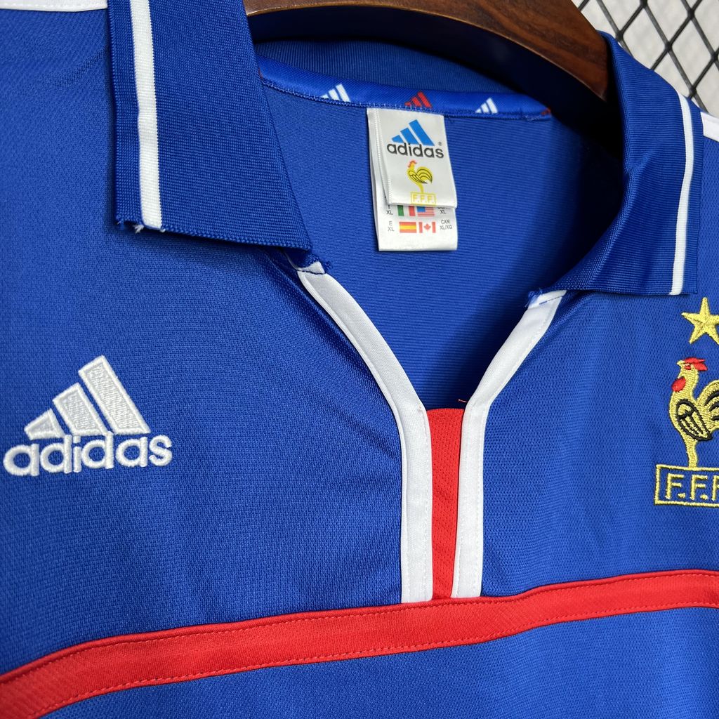 unitedfutballjersey-Retro France 2000 Home Stadium Jersey