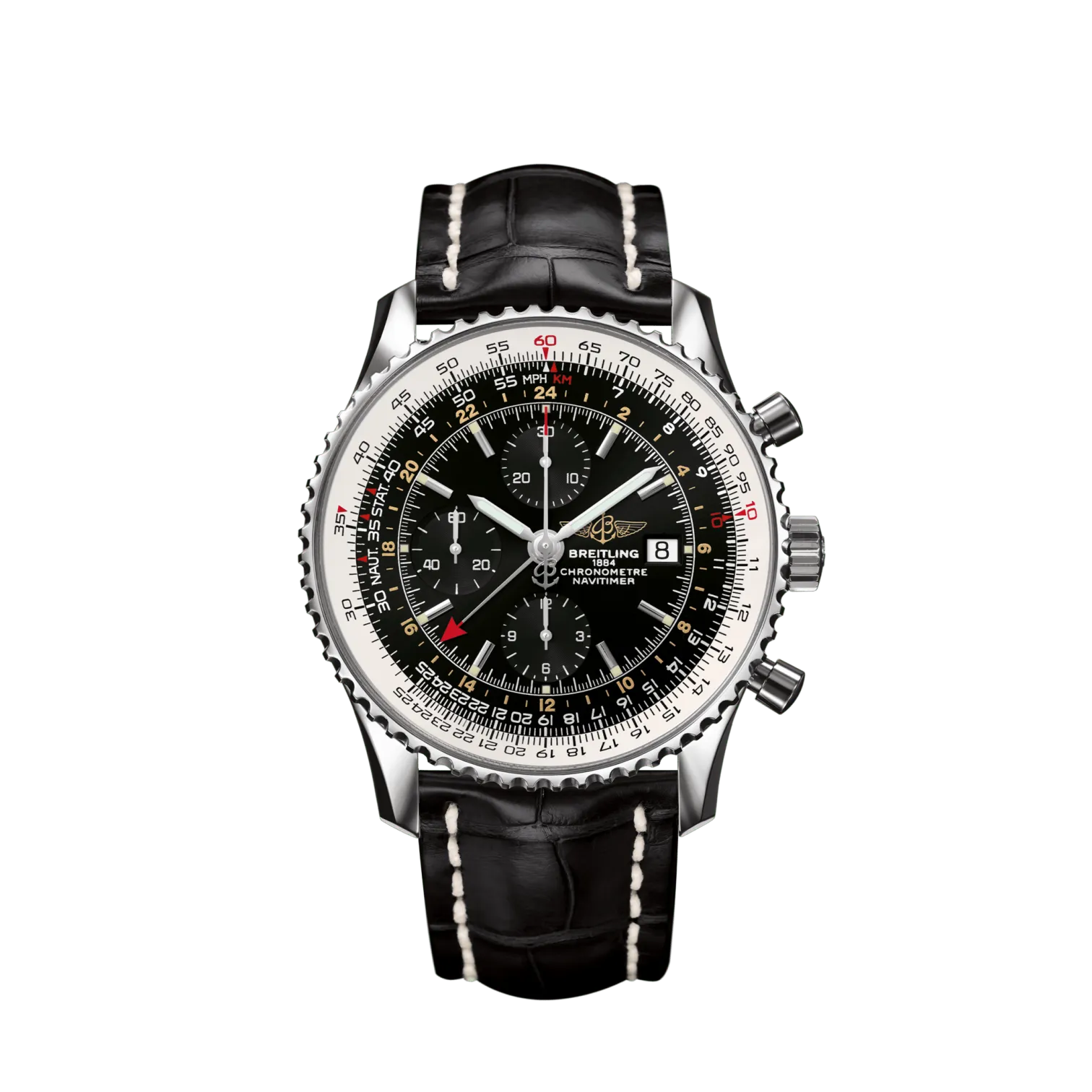 Navitimer Chronograph GMT 46 - Stainless steel - A24322121B1P1