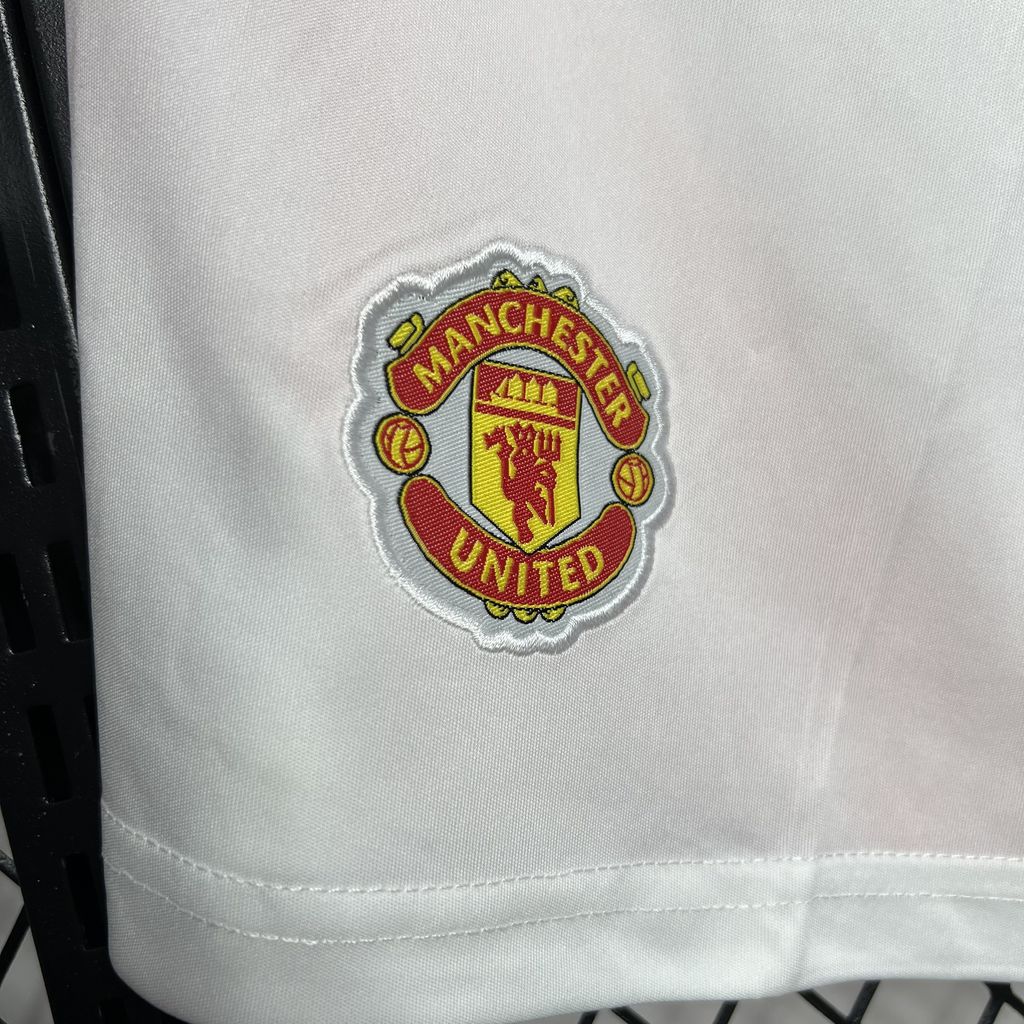 SIUjerseys-Manchester United 24-25 Home Shorts - Fans Version