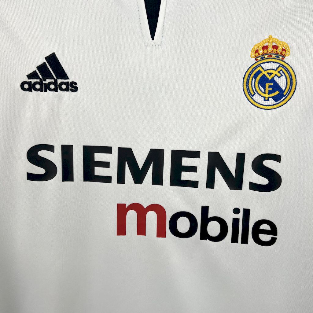 SIUjerseys-Retro Real Madrid 2003-04 Home Jersey