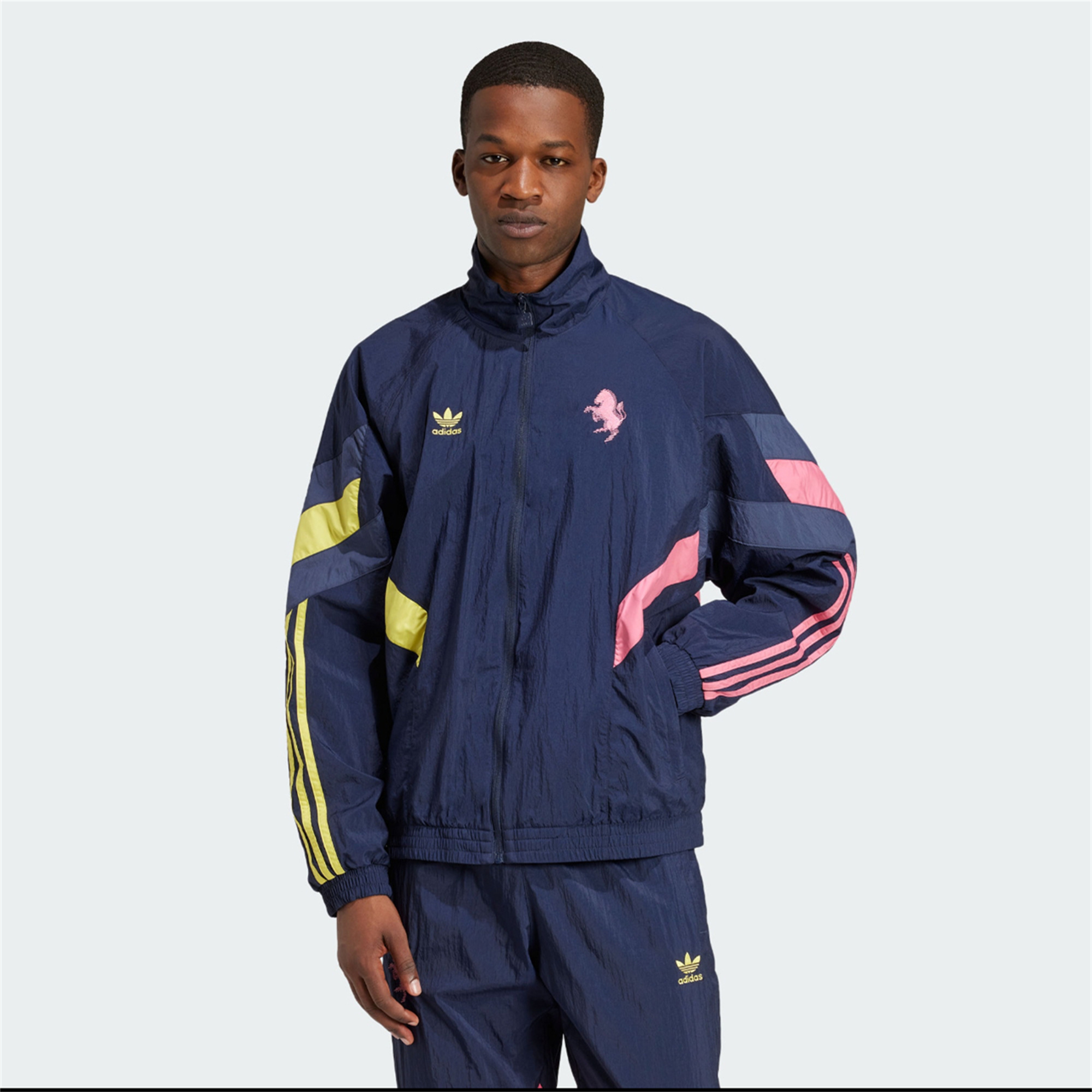 SIUjerseys-Juventus 24-25 Originals LFSTLR Windbreaker Suit - Deep Blue Jackets & Pants