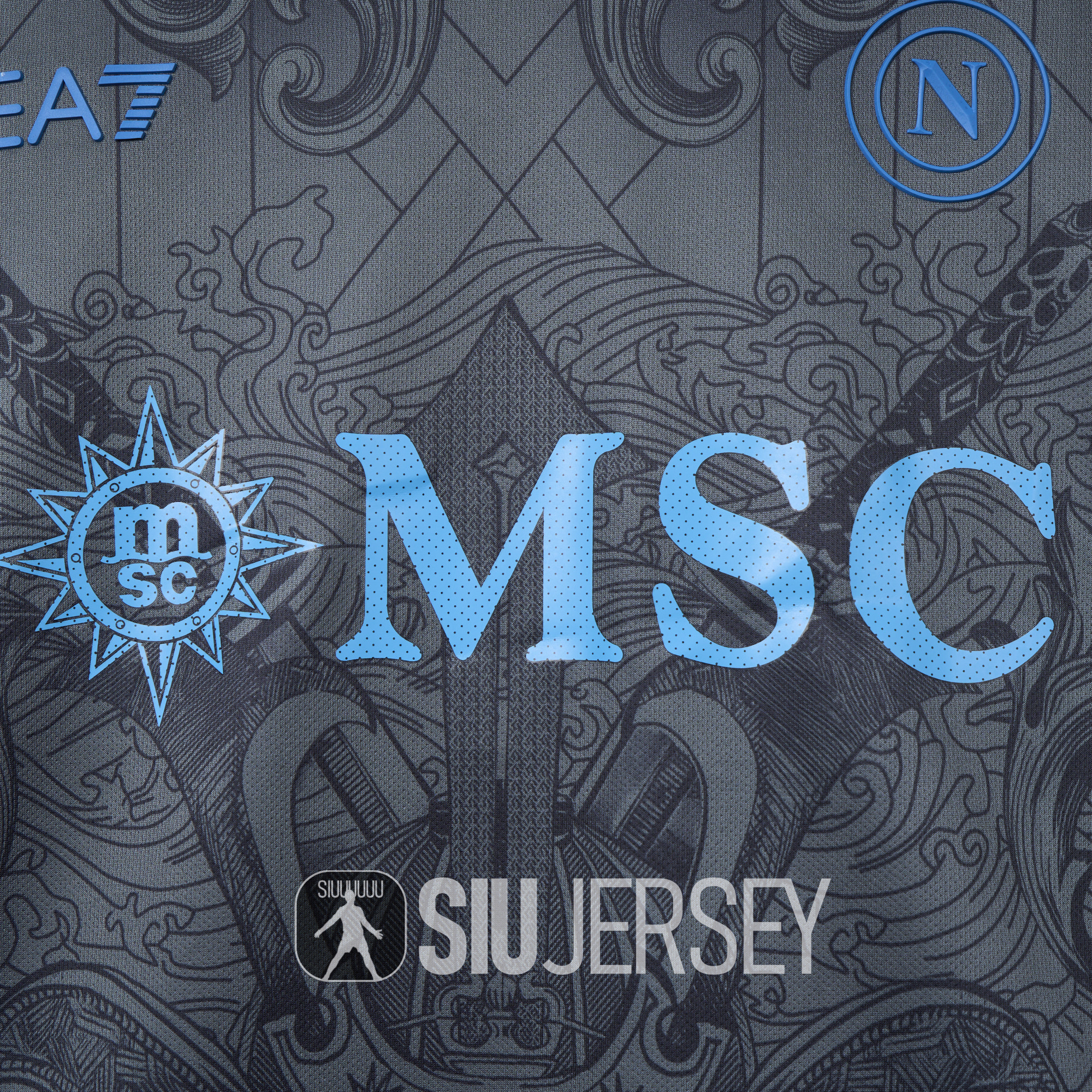 SIUjerseys-Napoli 24-25 Third Jersey - Fans Version