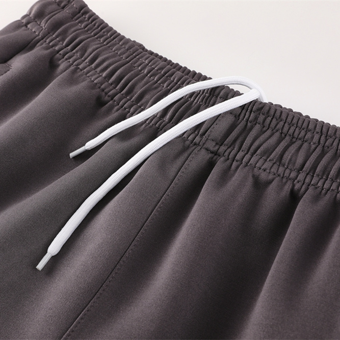 SIUjerseys-Real Madrid 24-25 Trefoil Vintage Jacket Training Tracksuit - Grey