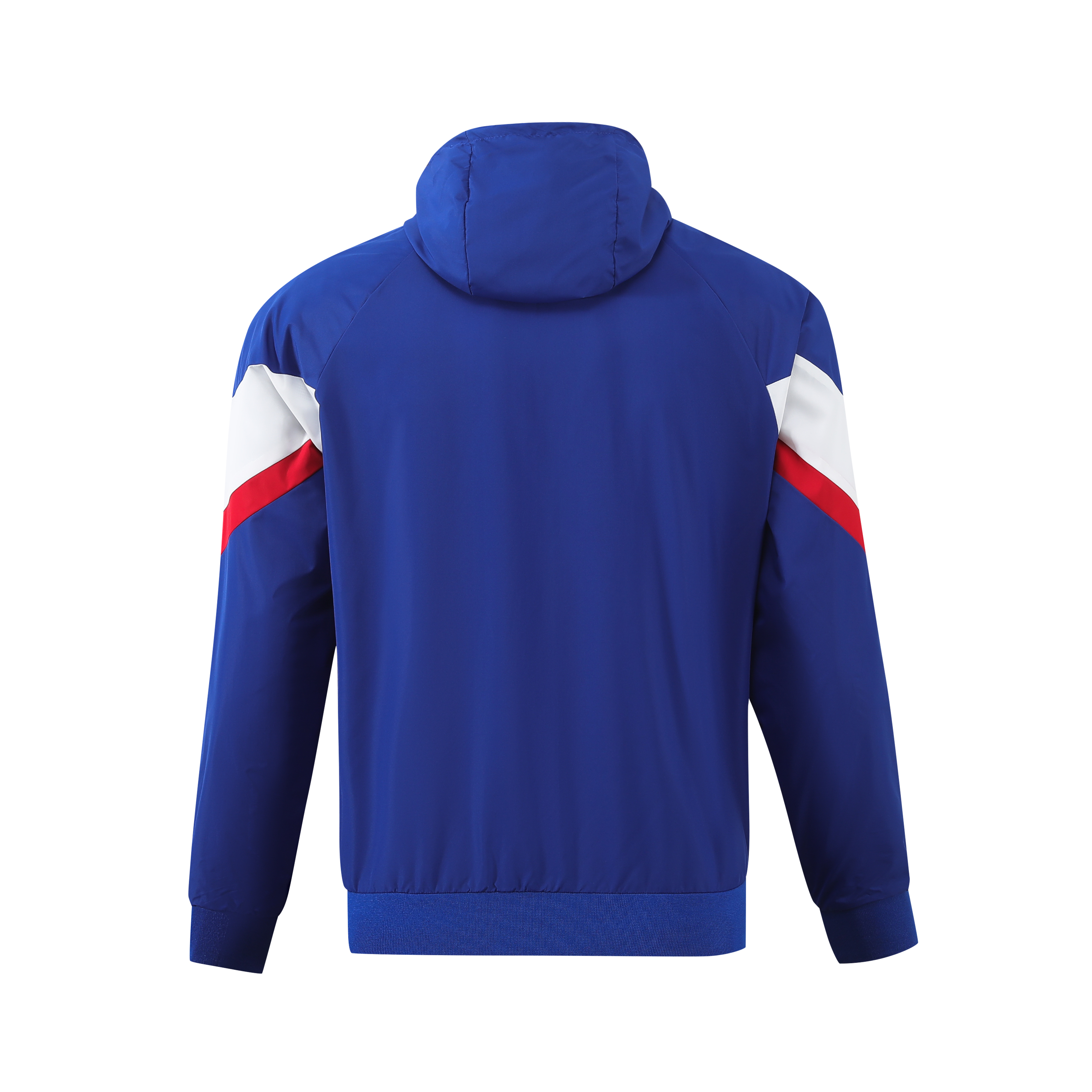 SIUjerseys-France 2024 National Team Anthem Blue Hooded Windbreaker - Player Version