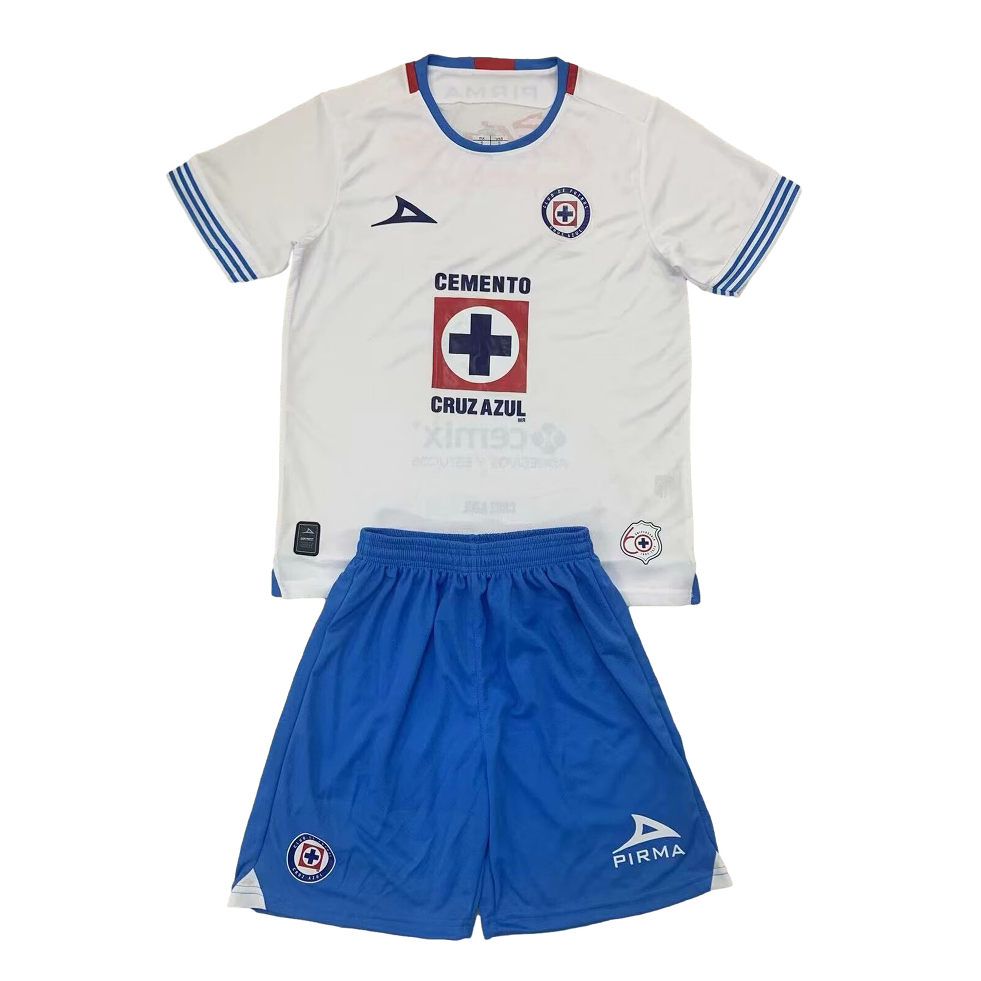 SIUjerseys-Cruz Azul 24-25 Away Kids Kit
