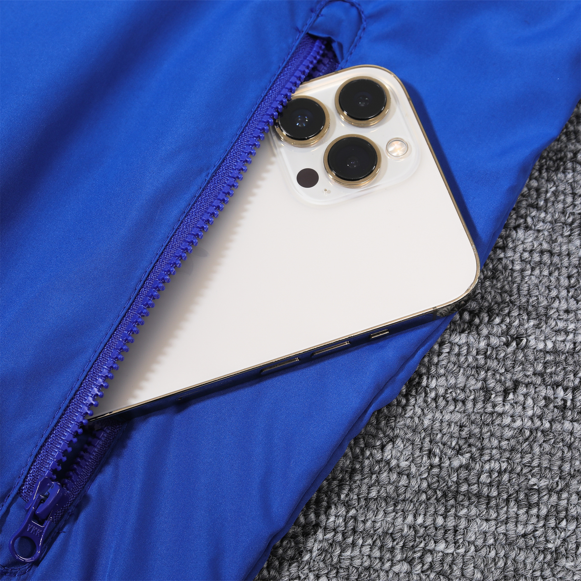 SIUjerseys-Brazil 2024 National Team Anthem Blue Hooded Windbreaker - Player Version