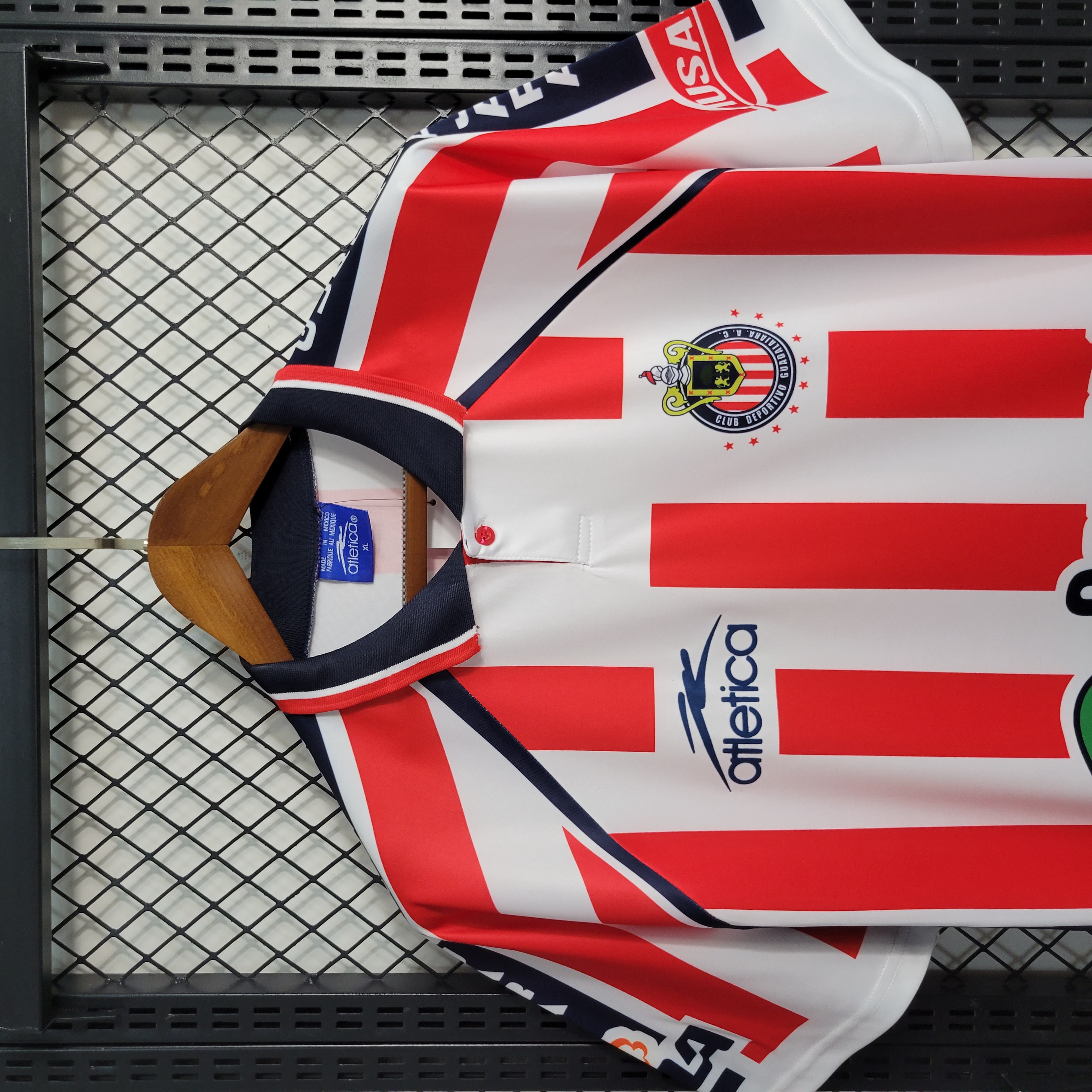 SIUjerseys-Retro Chivas de Guadalajara 02-03 Home Stadium Jersey