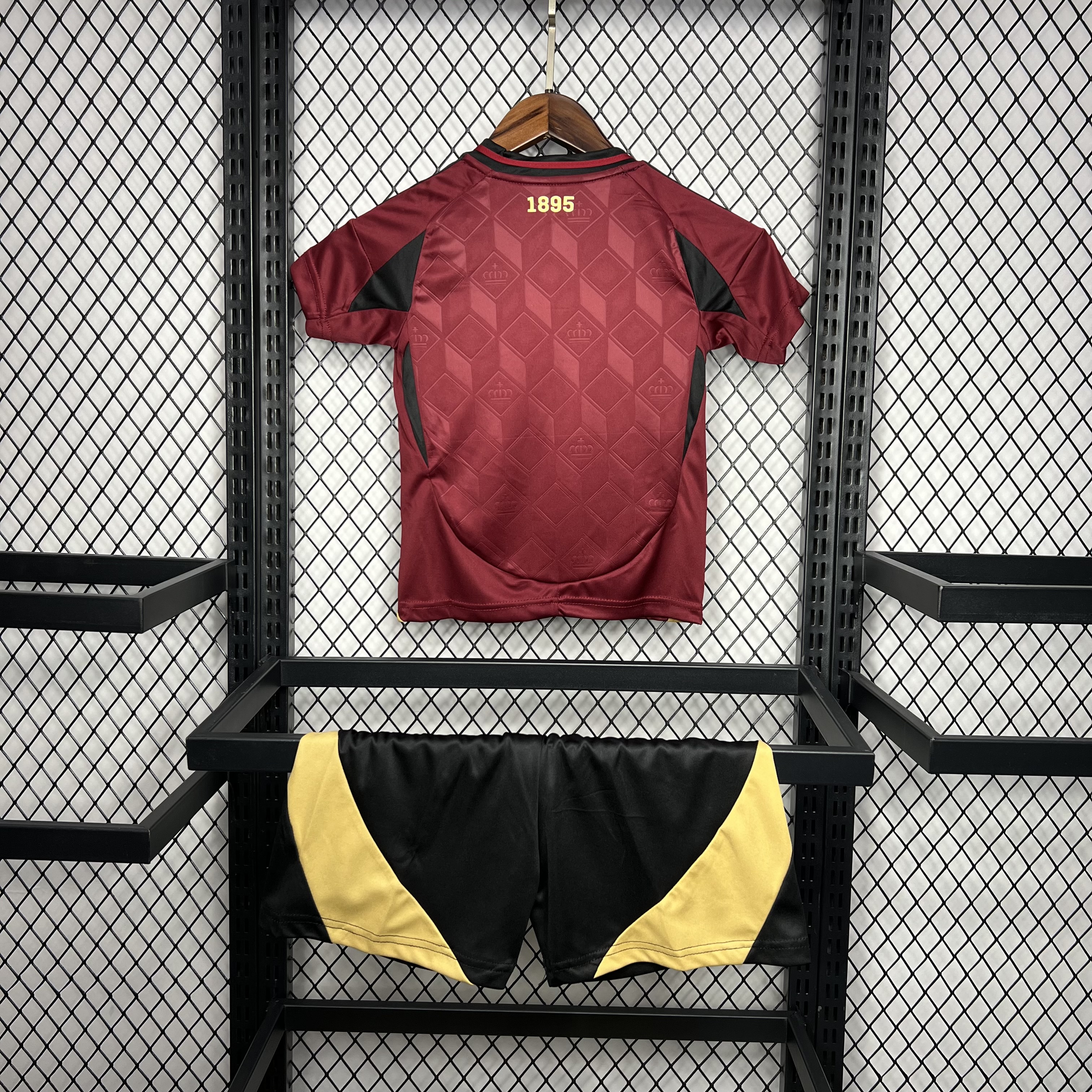 SIUjerseys-Belgium 2024 Home Stadium Kids Kit