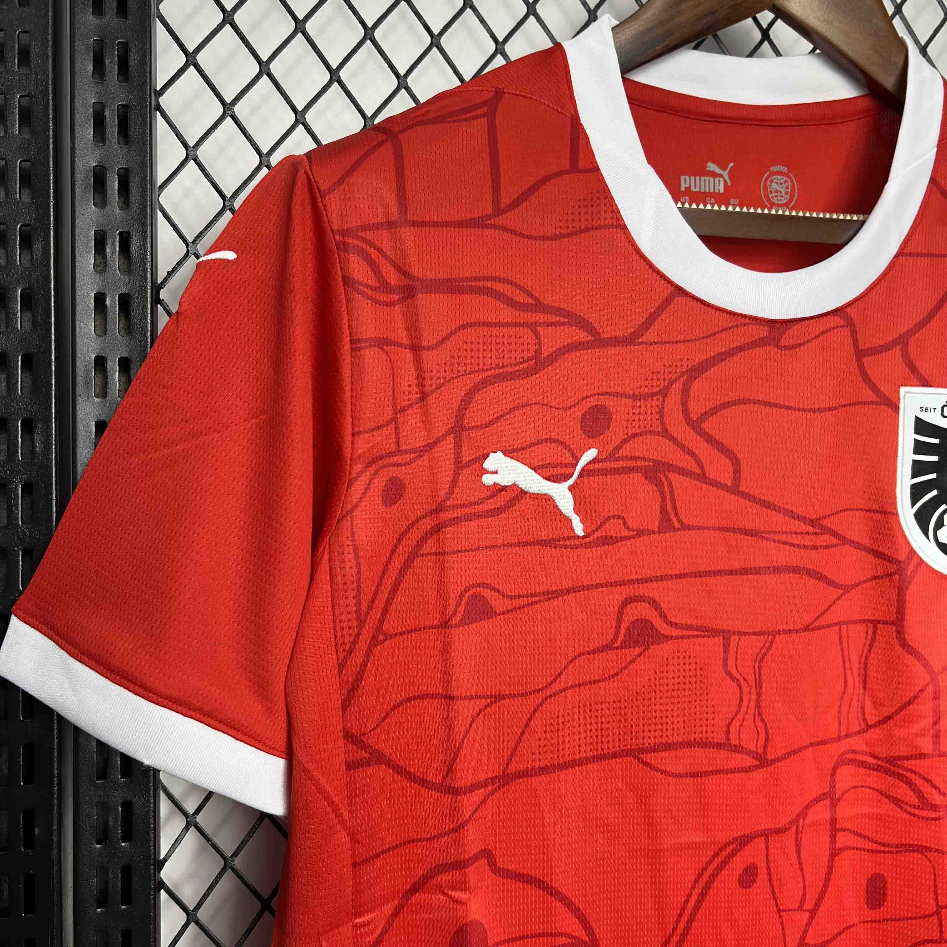 SIUjerseys-Austria 2024 Home Stadium Jersey - Fans Version
