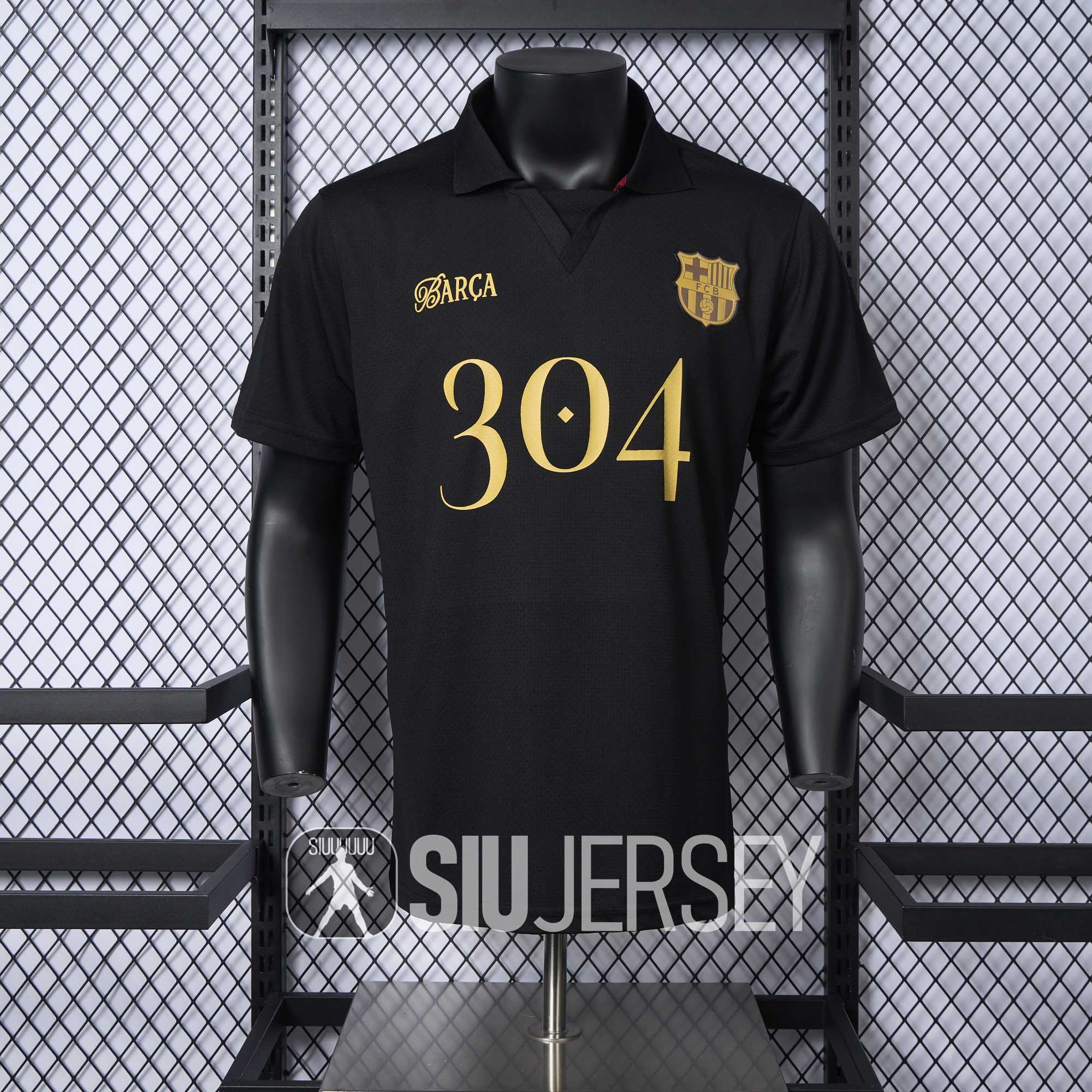 SIUjerseys-Barcelona 24-25 Yamal Anniversary Black Jersey - Player Version