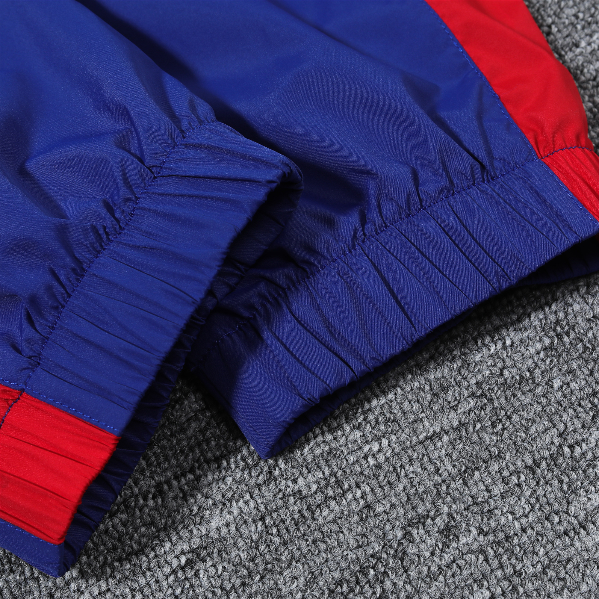 SIUjerseys-France 2024 National Team Anthem Blue Hooded Windbreaker - Player Version