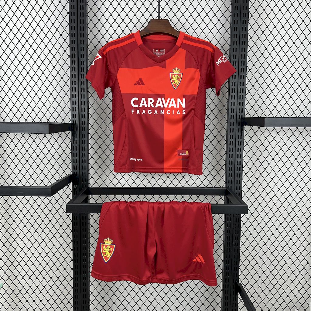 unitedfutballjersey-Real Zaragoza 24-25 Away Kids Kit