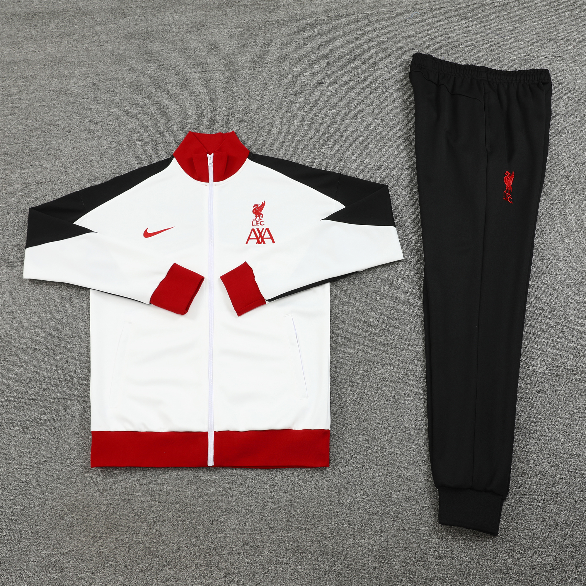 SIUjerseys-Liver.pool 24-25 Jacket Training Tracksuit - White
