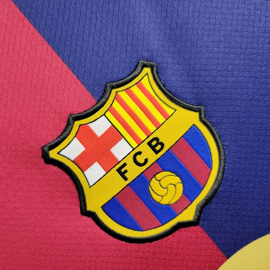 SIUjerseys-Barcelona X Coldplay 24-25 Home Co-Branded Kids Kit
