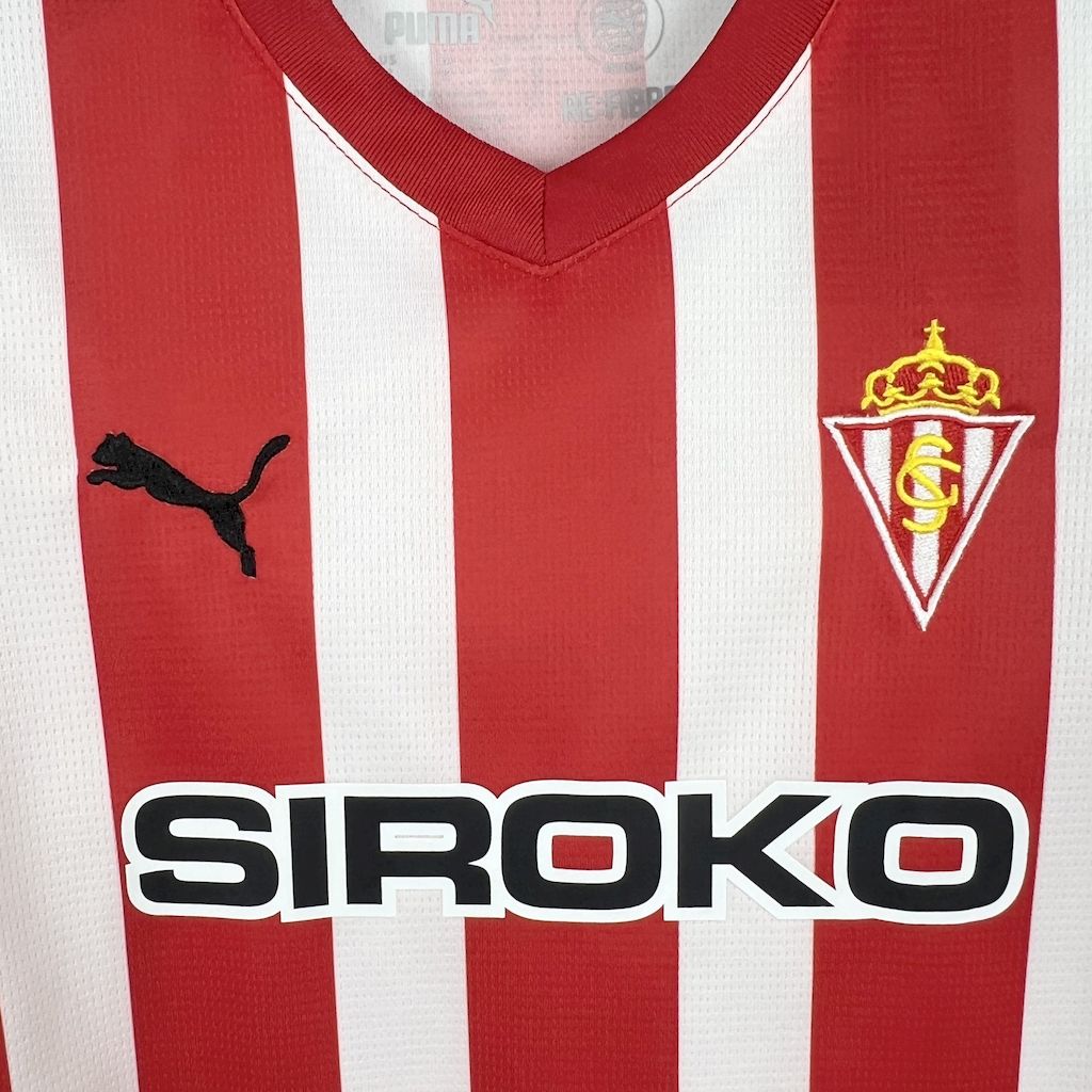 SIUjerseys-Sporting de Gijon 24-25 Home Kids Kit