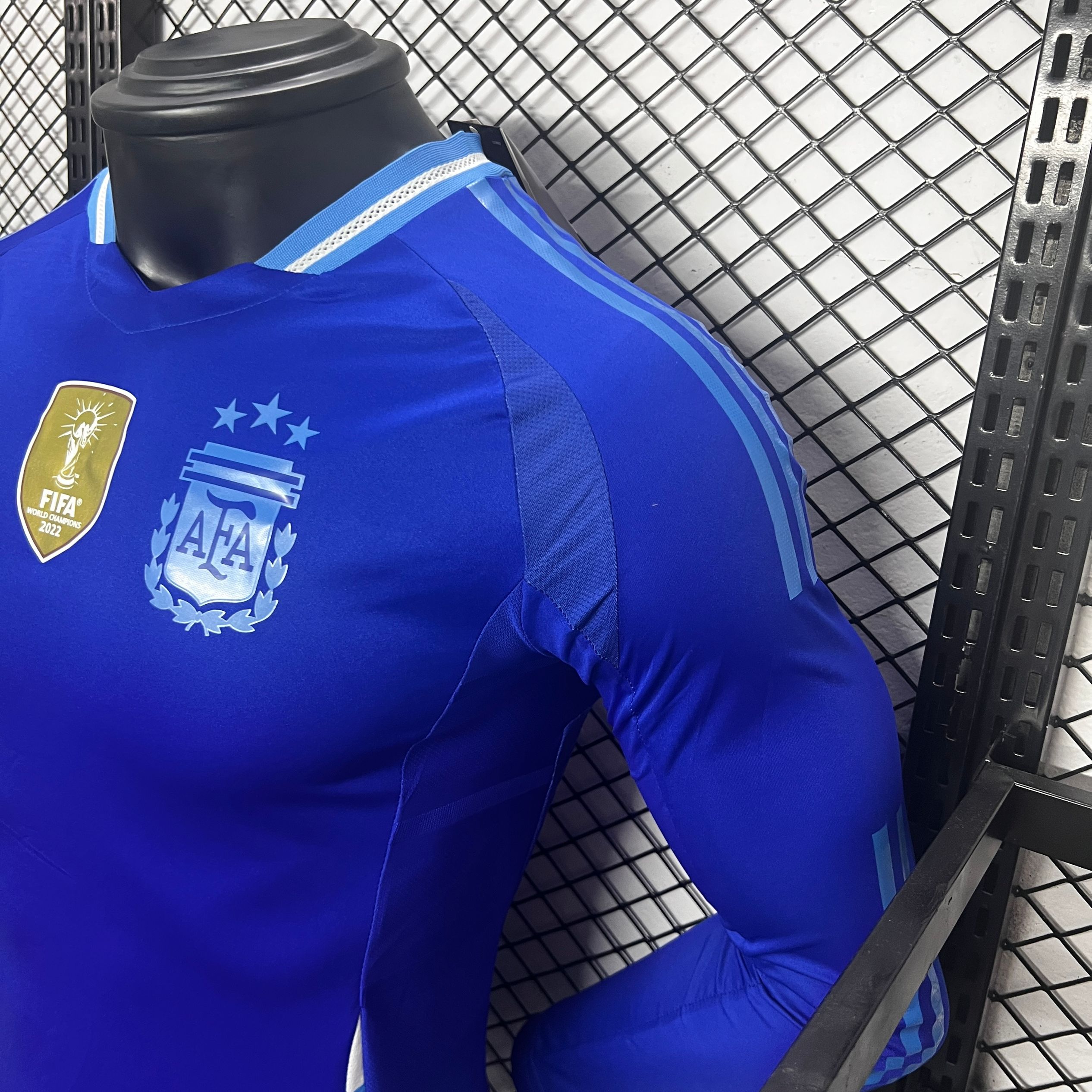 SIUjerseys-Argentina 2024 Away Long Sleeve Jersey - Player Version