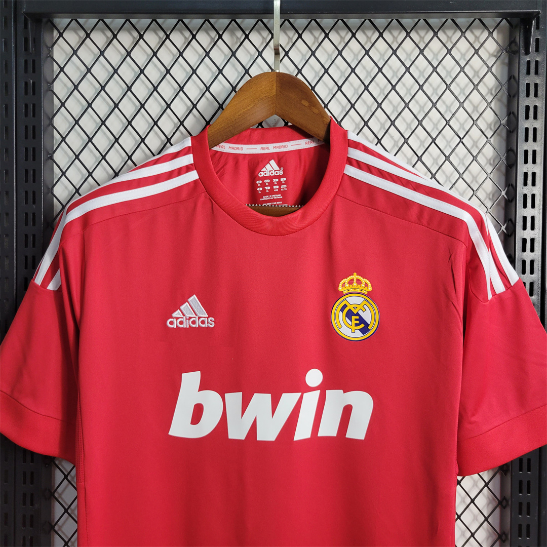 SIUjerseys-Retro Real Madrid 11-12 Third Red Jersey