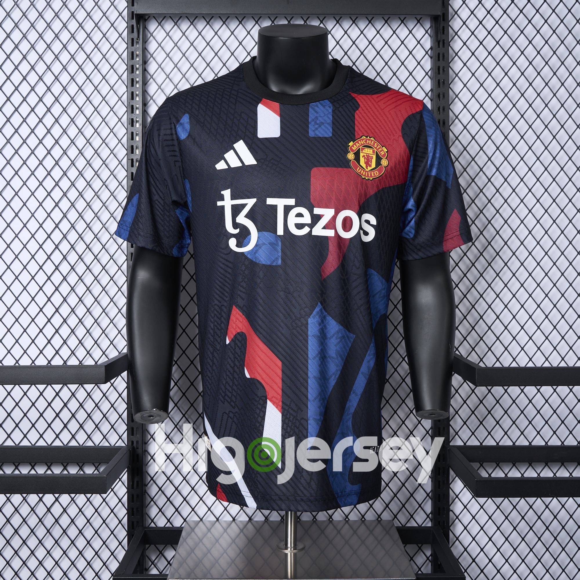 Higojerseys-Manchester United 24-25 Pre-Match Traning Jersey - Player Version