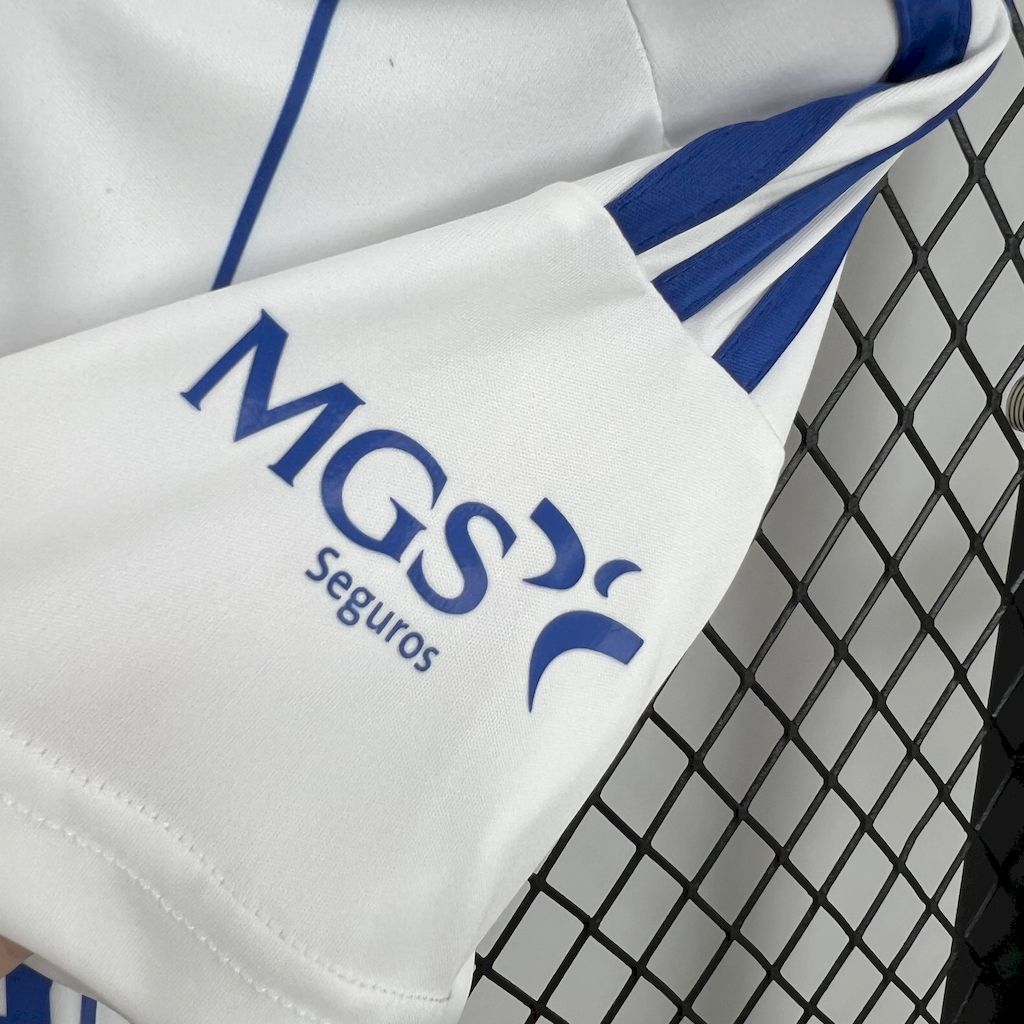 SIUjerseys-Real Zaragoza 24-25 Home Kids Kit