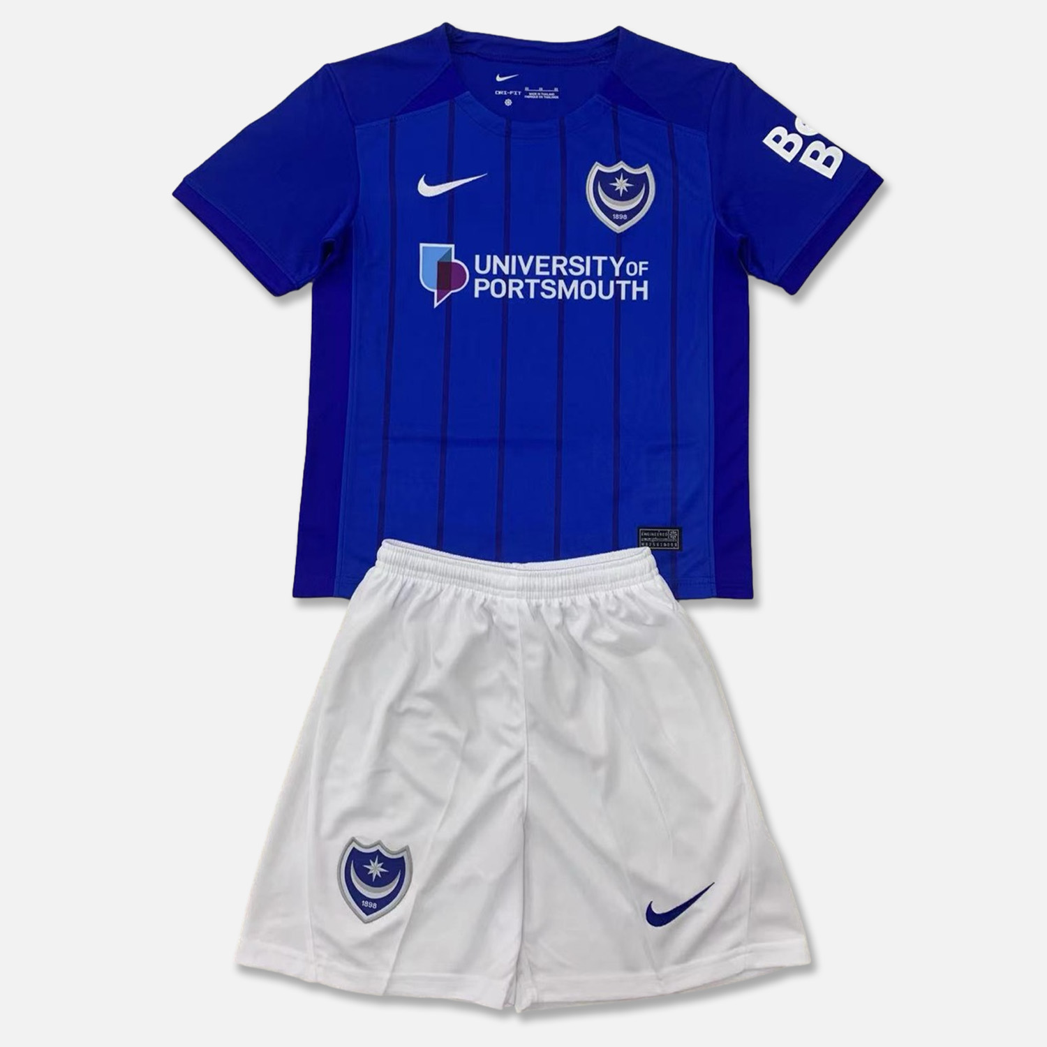 unitedfutballjersey-Portsmouth 24-25 Home Kids Kit