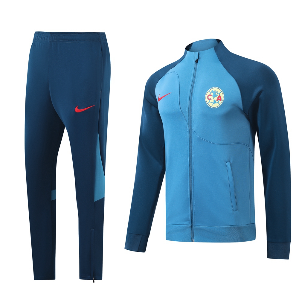 SIUjerseys-Club América 24-25 Jacket Training Tracksuit - Blue