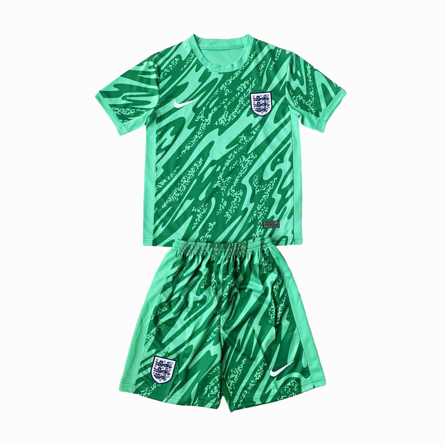 SIUjerseys-England 2024 Goalkeeper Kids Kit - Green