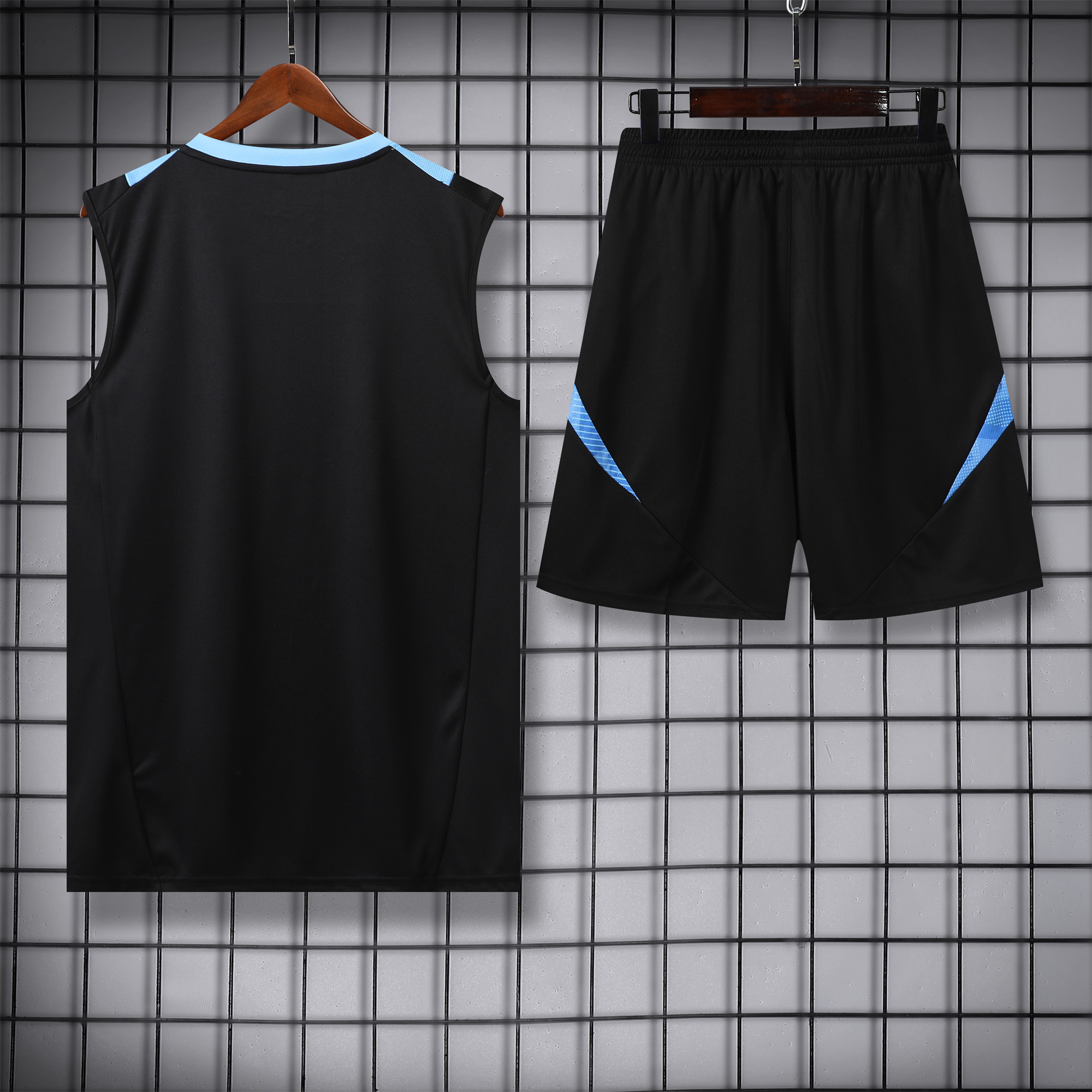 SIUjerseys-Argentina 24-25 Vest Training Set - Black