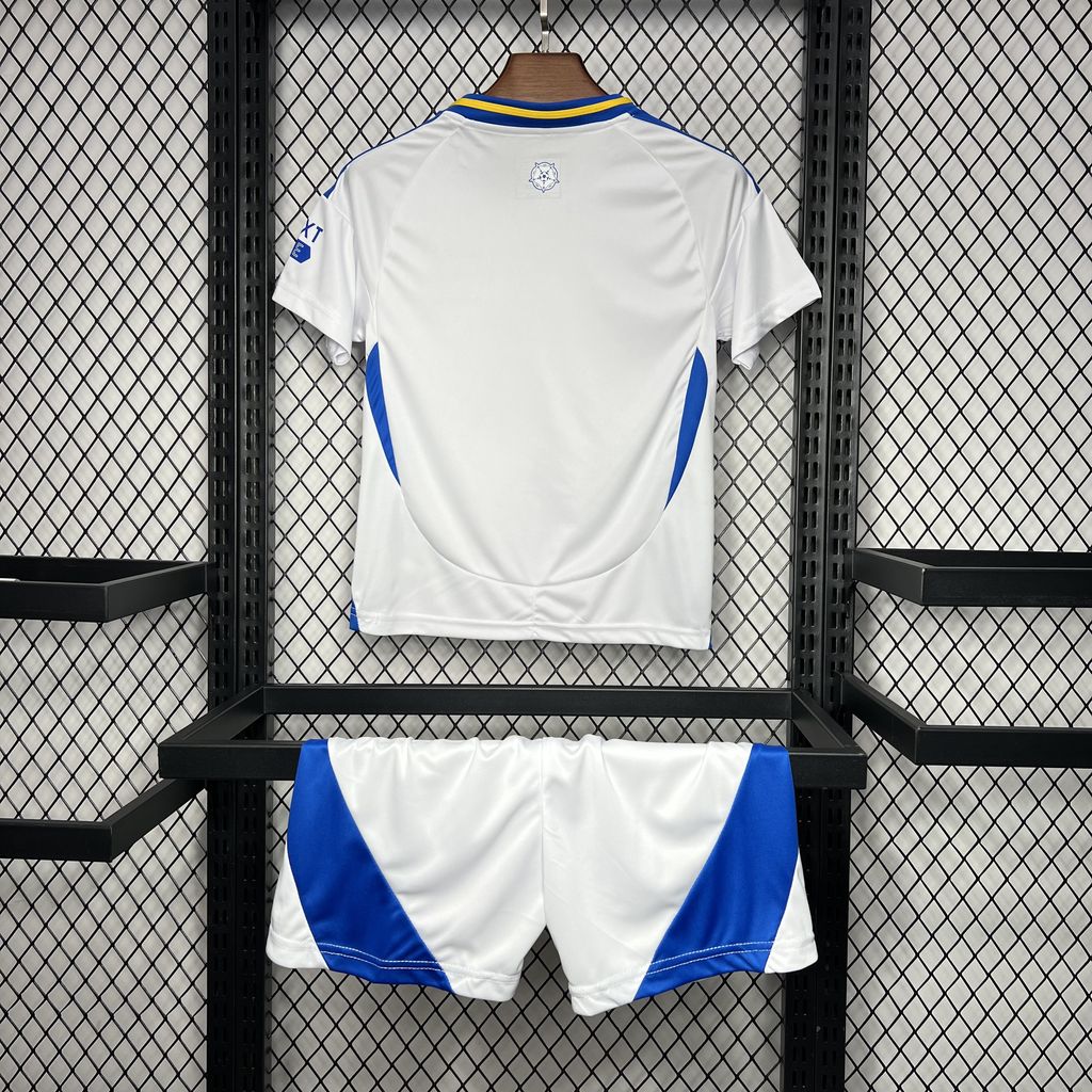 SIUjerseys-Leeds United 24-25 Home Stadium Kids Kit
