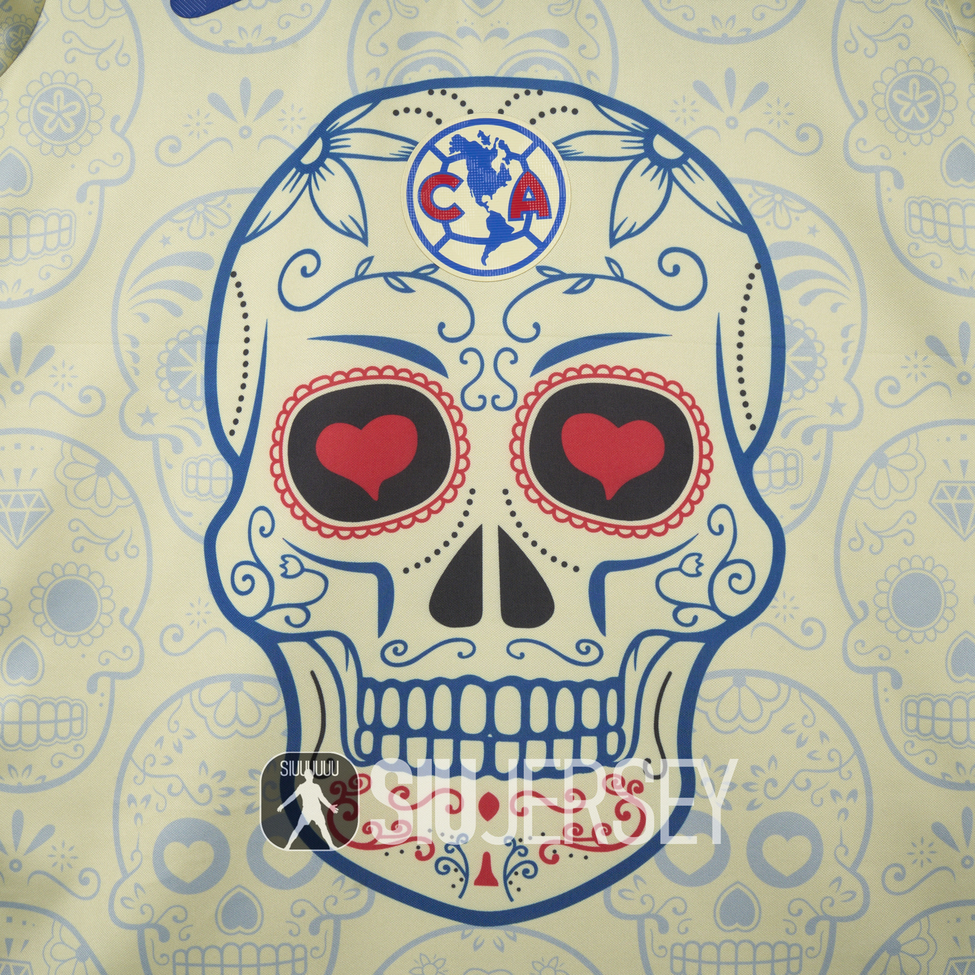 SIUjerseys-Club América 24-25 Day of the Dead Special Edition Jersey - Fans Version