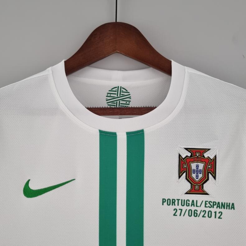 SIUjerseys-Retro Portugal 2012 Away Long Sleeve Jersey