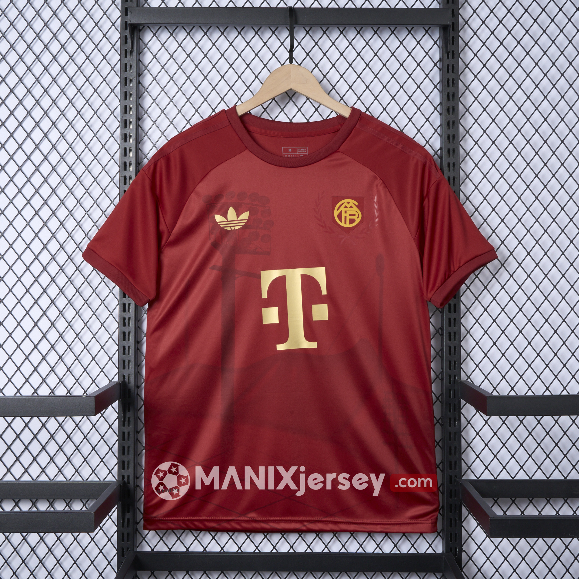 ManixJersey.com | Bayern Munich 2025 125-year Anniversary Jersey - Fans Version -Customize Name, Number and Patch | Worldwide Shipping