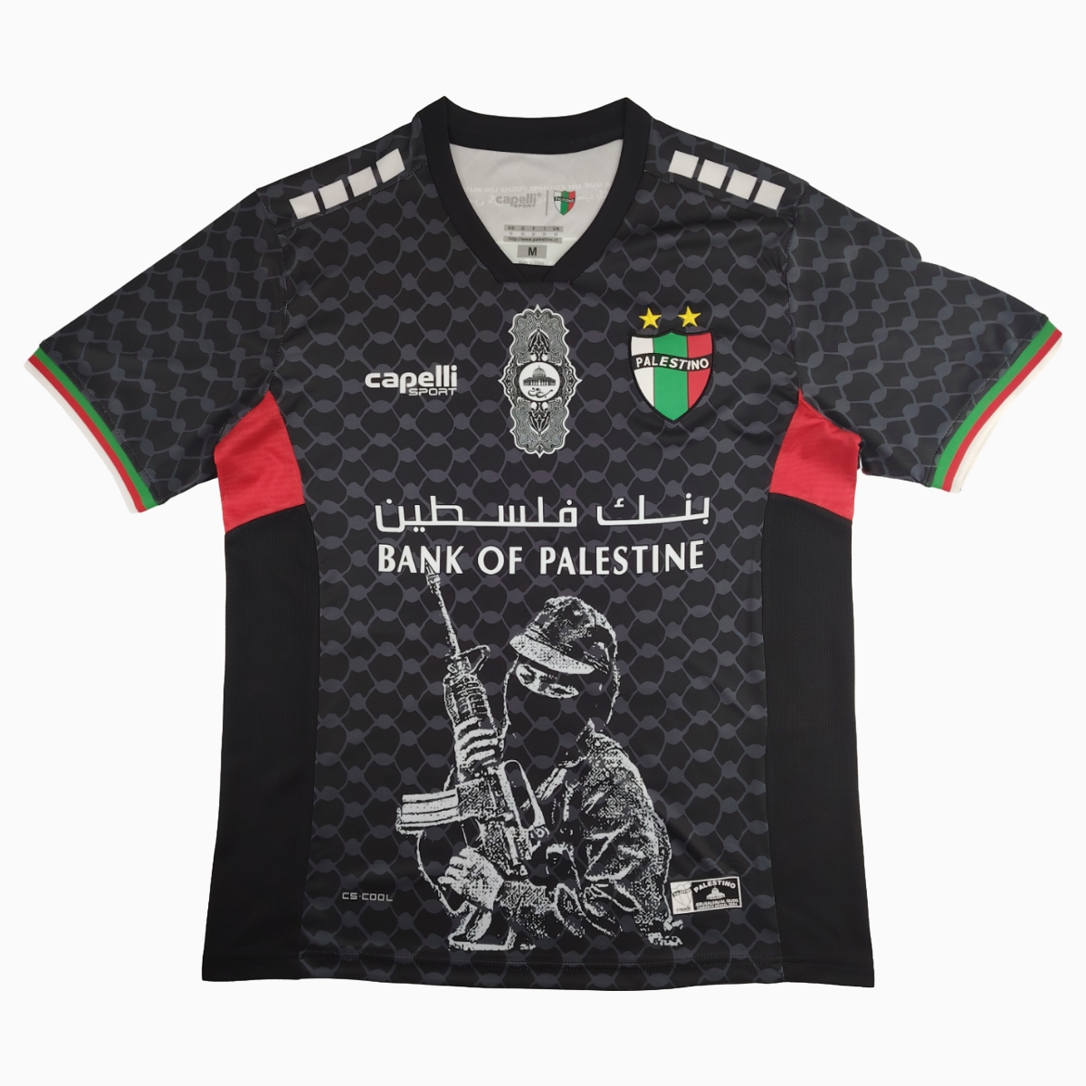 SIUjerseys-Club Deportivo Palestino 2024 Away Black Special Jersey - Fans Version