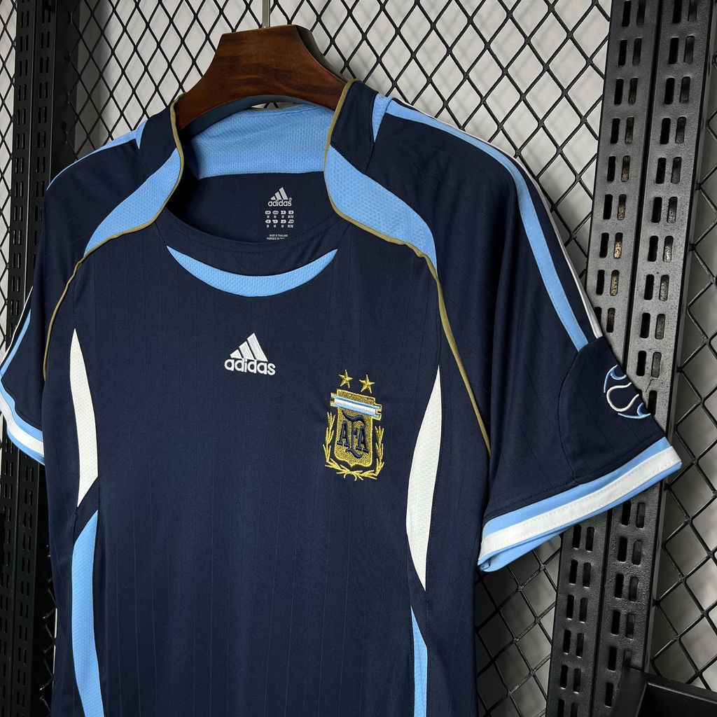 SIUjerseys-Retro Argentina 2006 Away Stadium Jersey