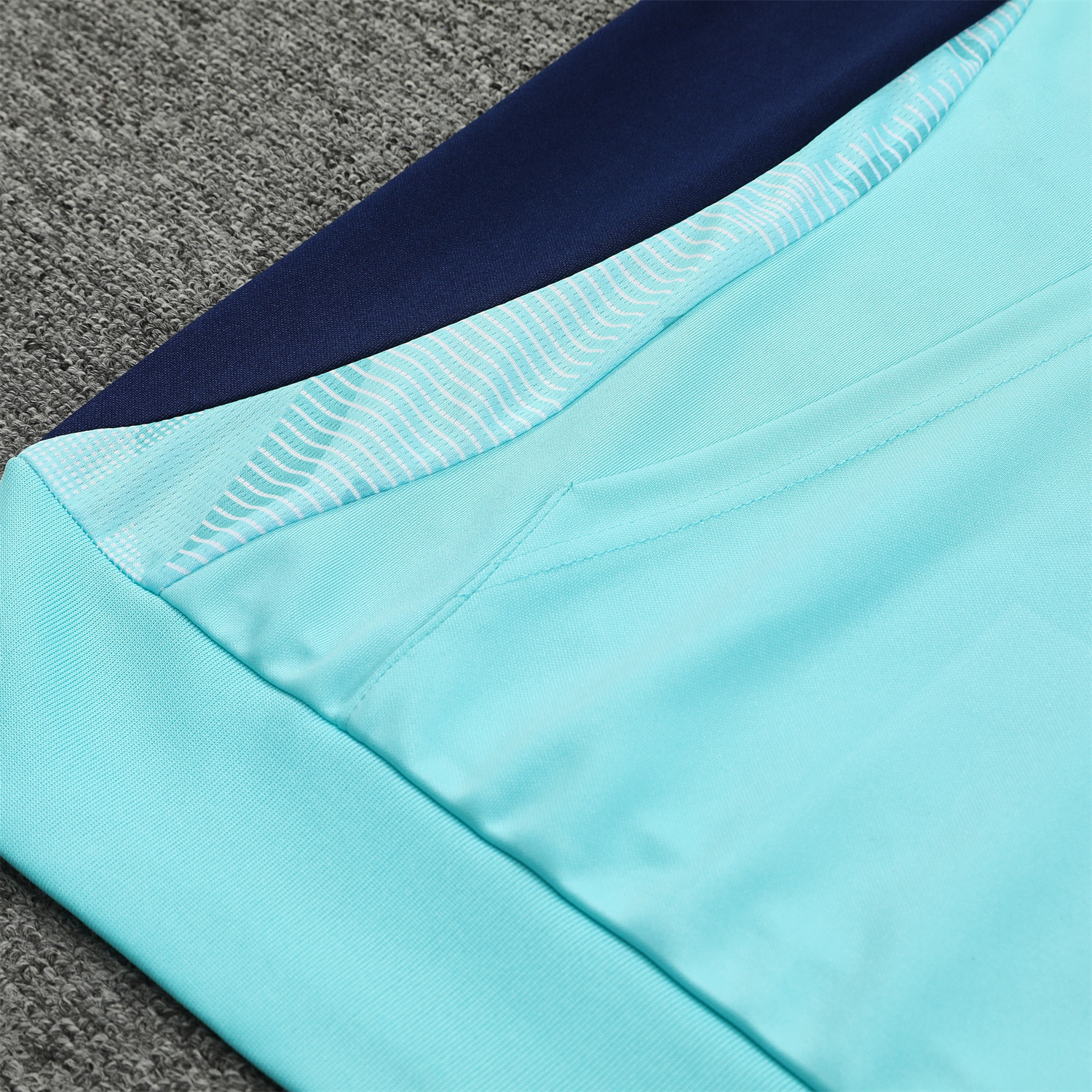 SIUjerseys-Arsenal 24-25 Training Hoodie Set - Cyan Hoodie and Deep Blue Pants