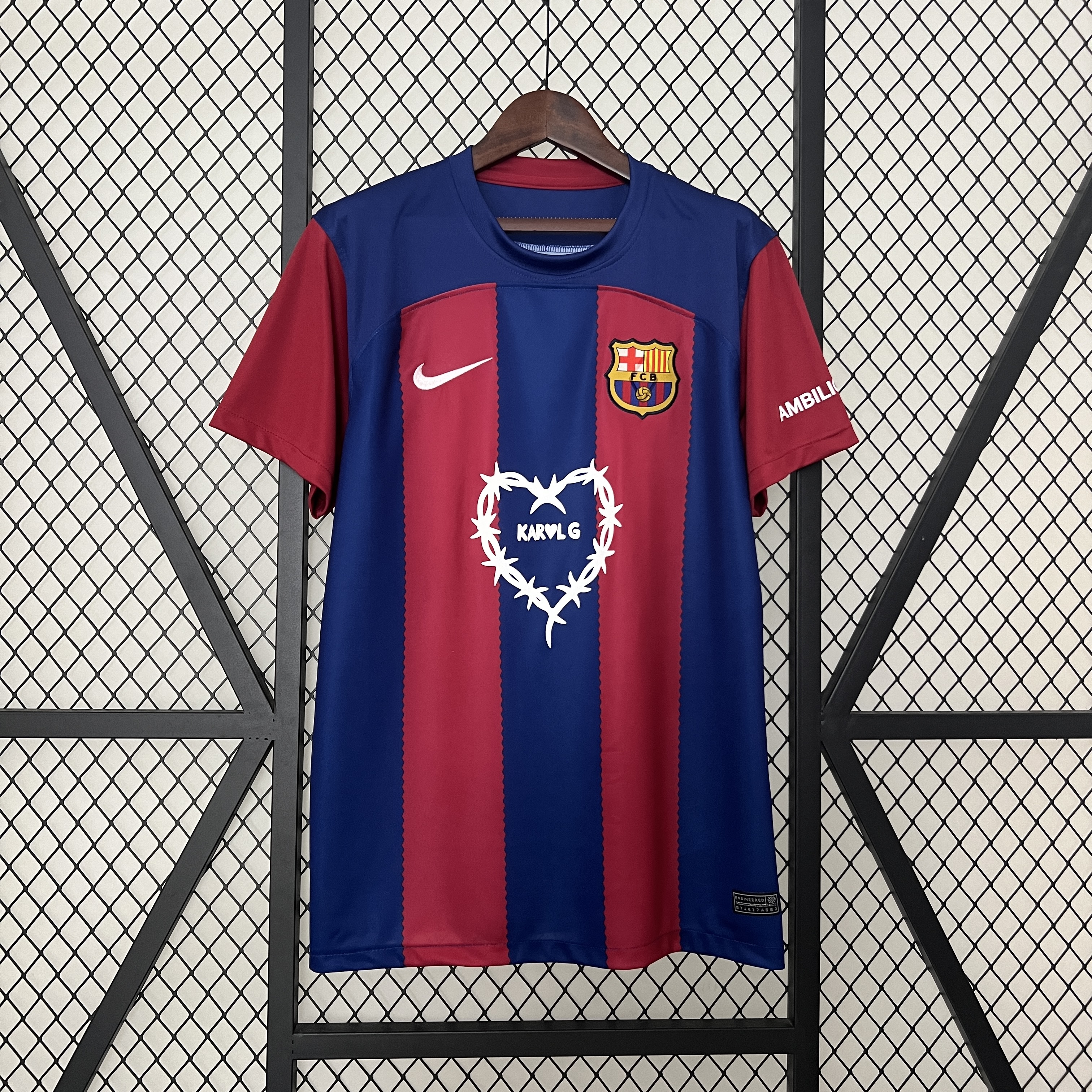 SIUjerseys-Barcelona X Karol G 2024 Special Edition Jersey - Fans Version
