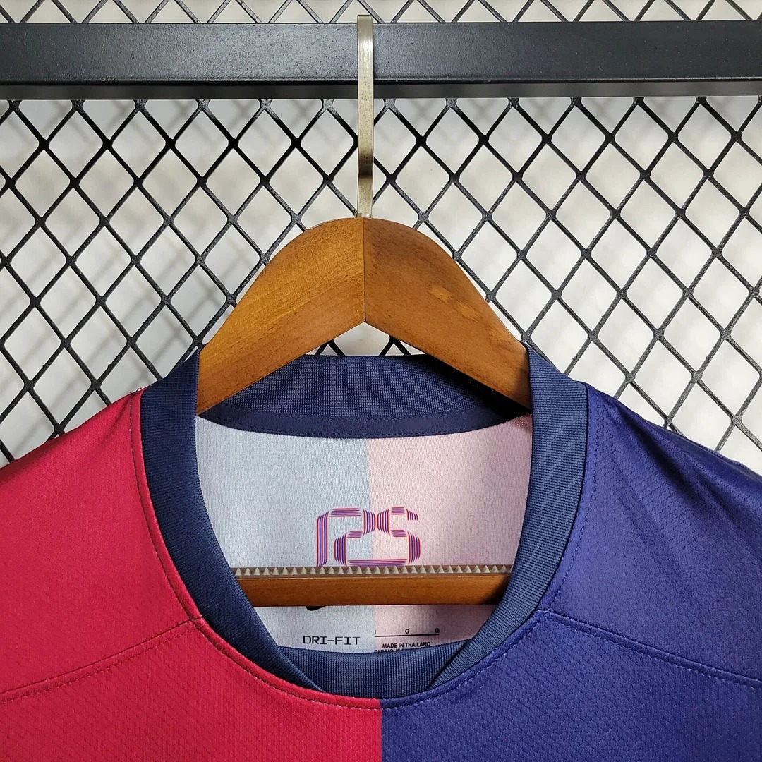 SIUjerseys-Barcelona X Coldplay 24-25 Home Co-Branded Kids Kit