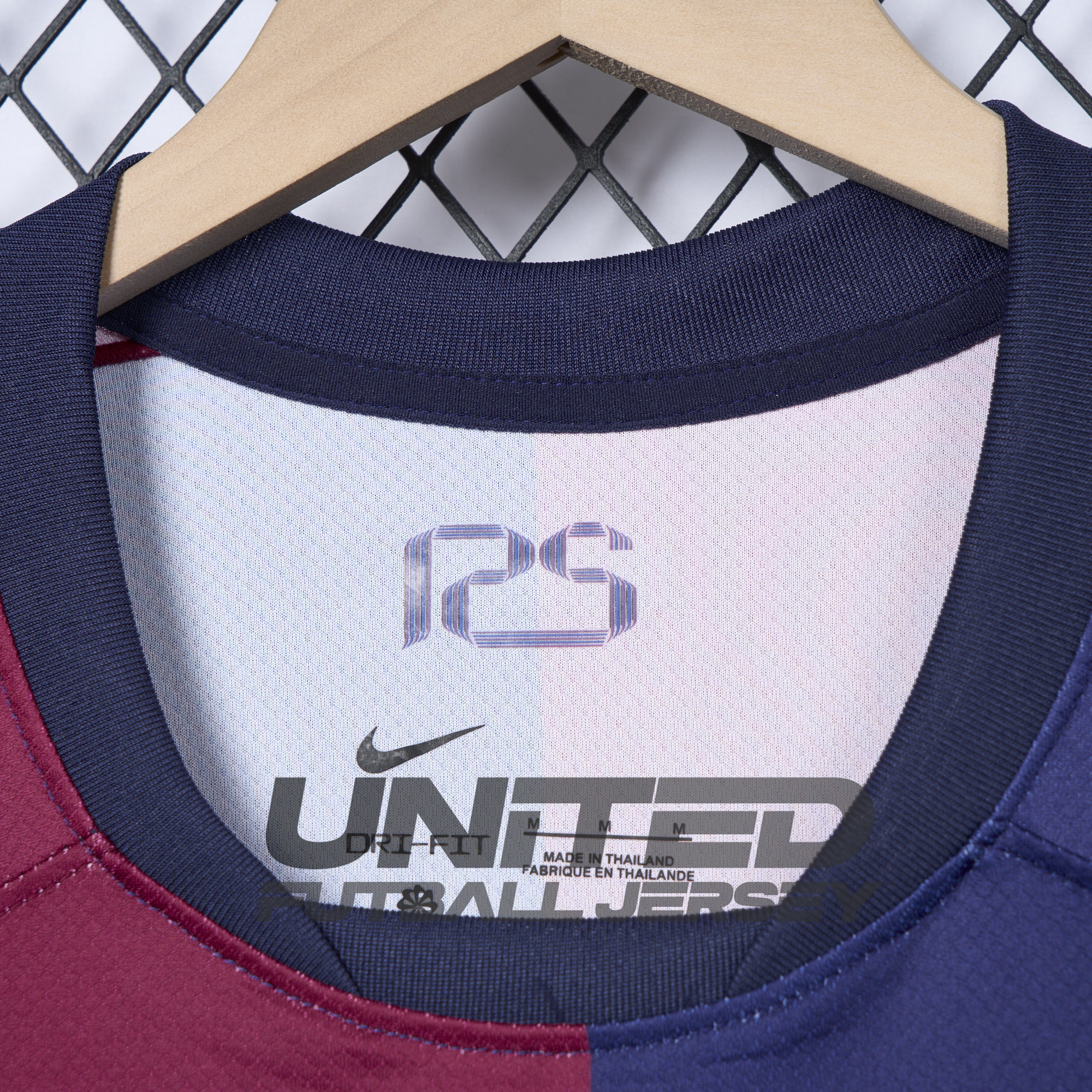 unitedfutballjersey-Barcelona 24-25 Home Unsponsored Jersey - Fans Version