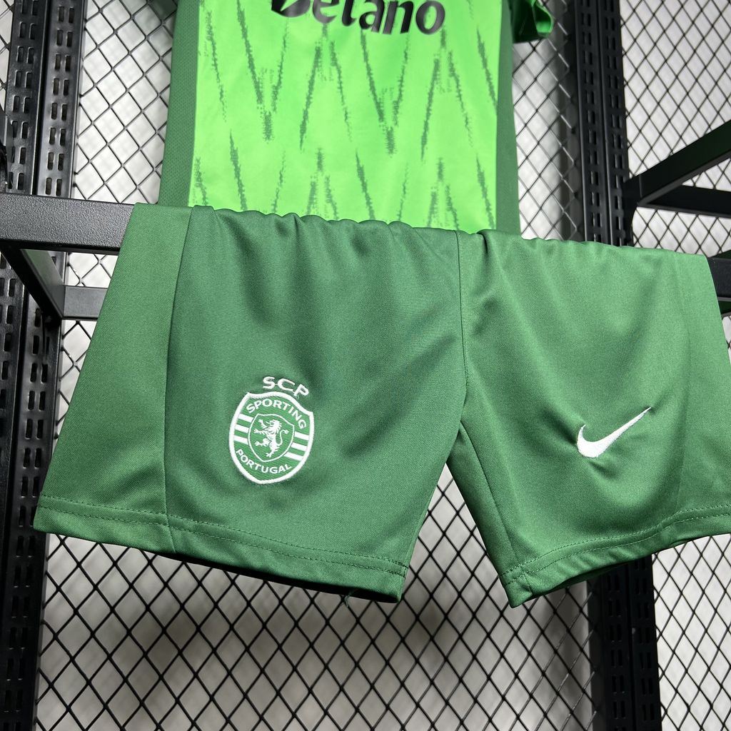 SIUjerseys-Sporting CP Portugal 24-25 Third Kids Kit