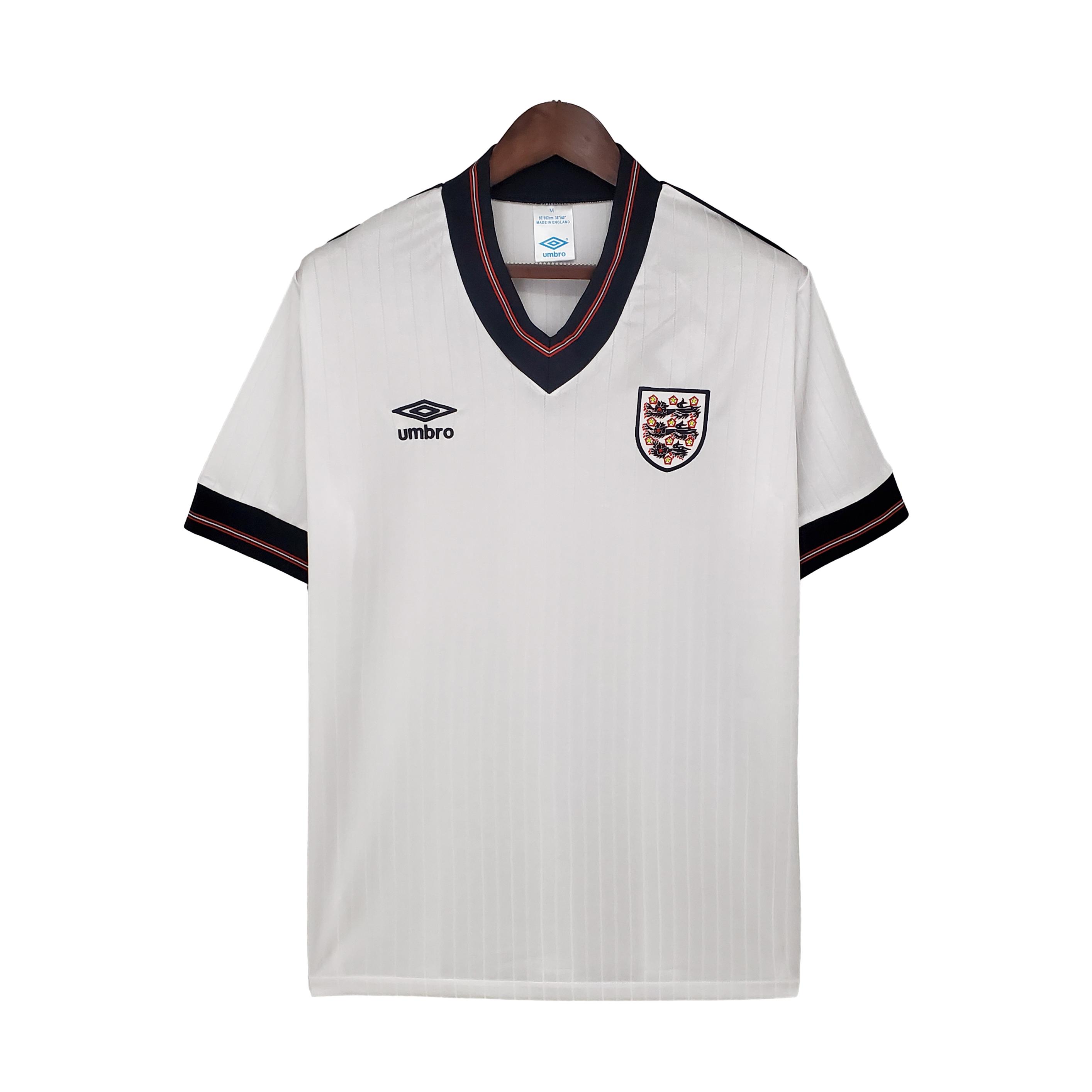 SIUjerseys-Retro England 1984-87 Home Stadium Jersey
