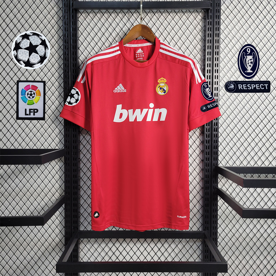 SIUjerseys-Retro Real Madrid 11-12 Third Red Jersey