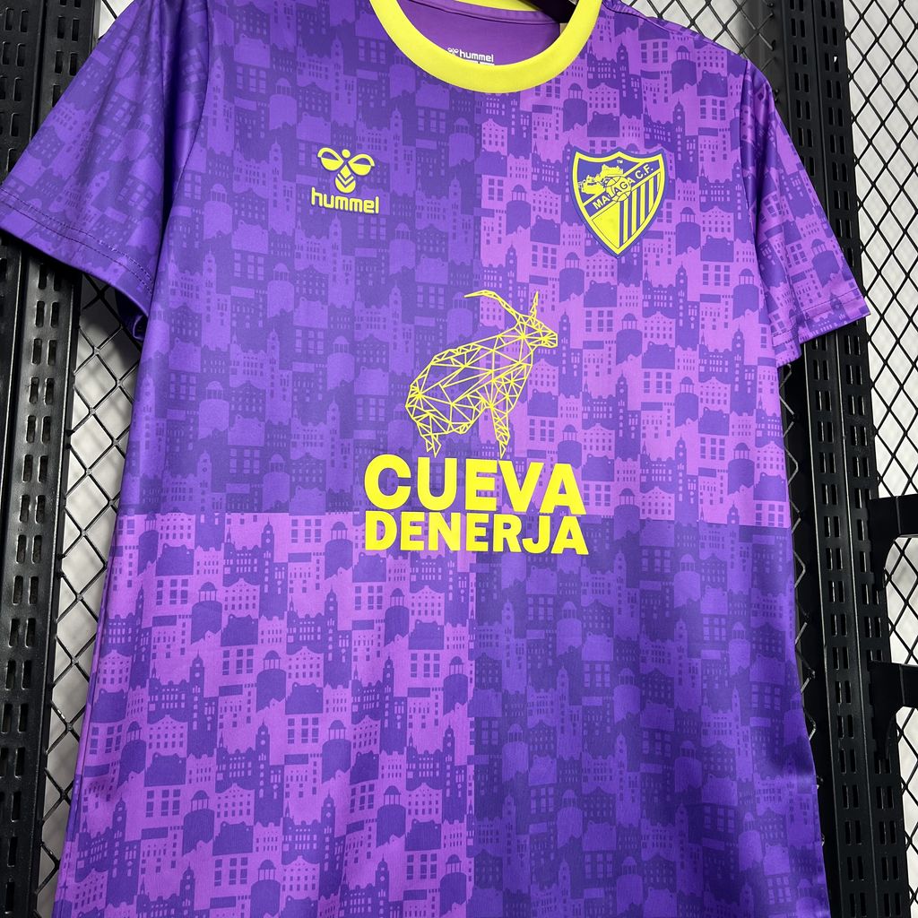 SIUjerseys-Malaga 24-25 Purple Pre-Match Jersey - Fans Version
