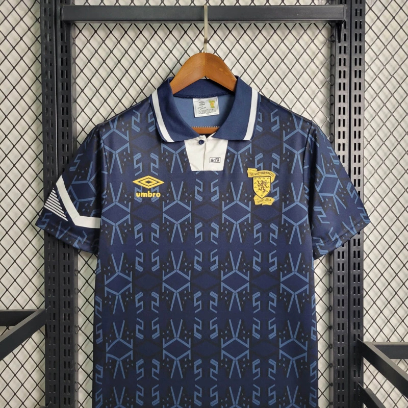 unitedfutballjersey-Retro S-c-o.t l.a-n.d 1992 Home Stadium Jersey