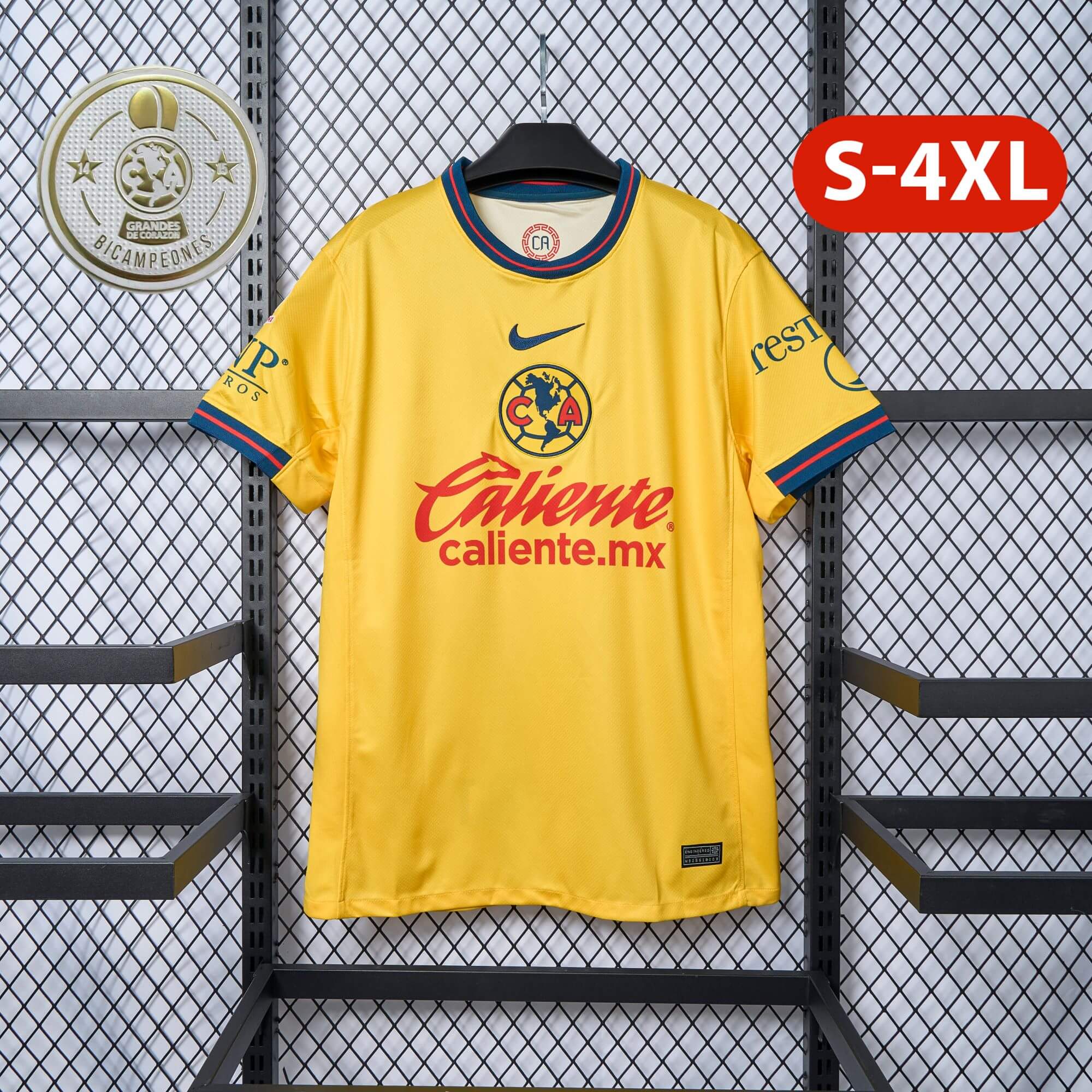 ManixJersey.com | Club América 24-25 Home Stadium Jersey - Fans Version -Customize Name, Number and Patch | Worldwide Shipping